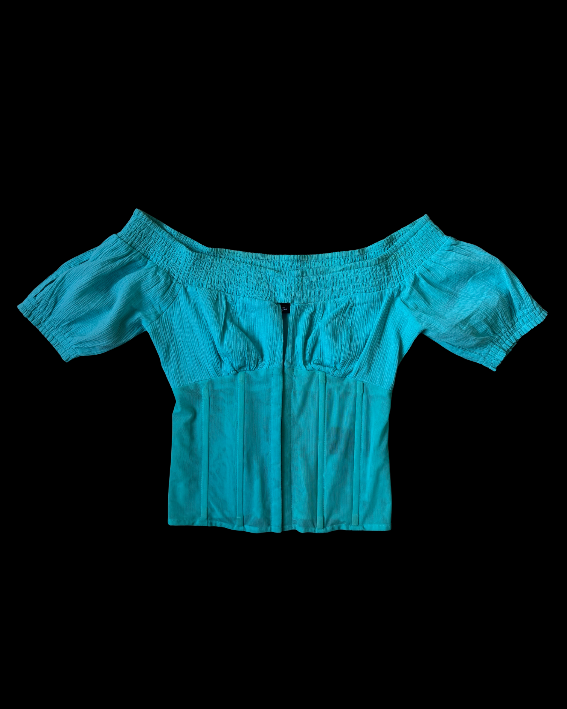 Bebe Turquoise Bustier