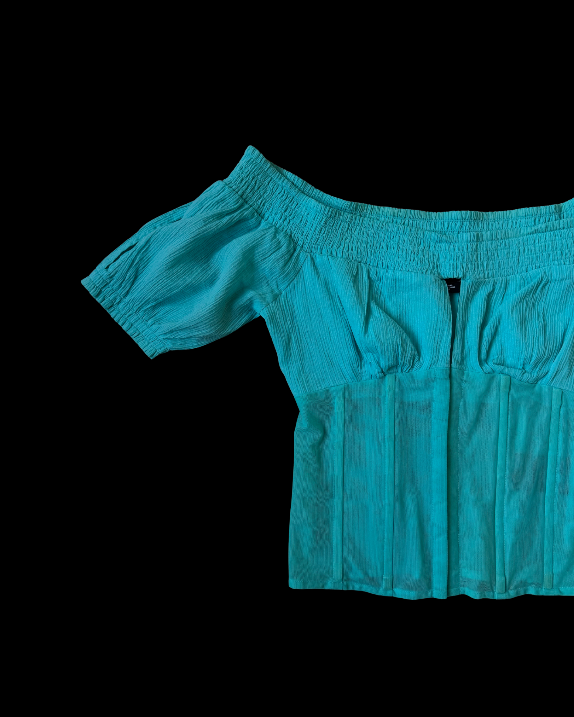 Bebe Turquoise Bustier