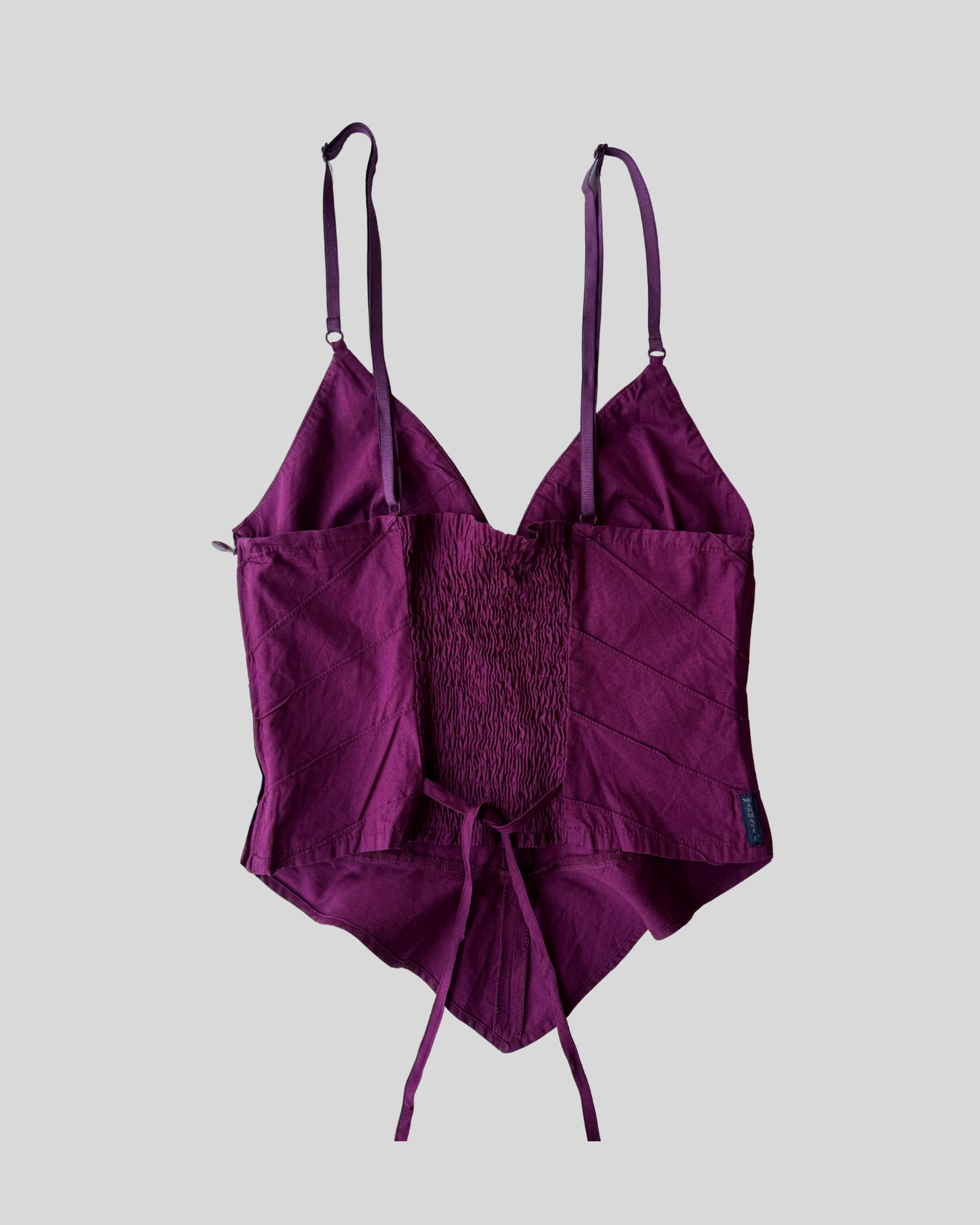 Armani Jeans Plum Bustier