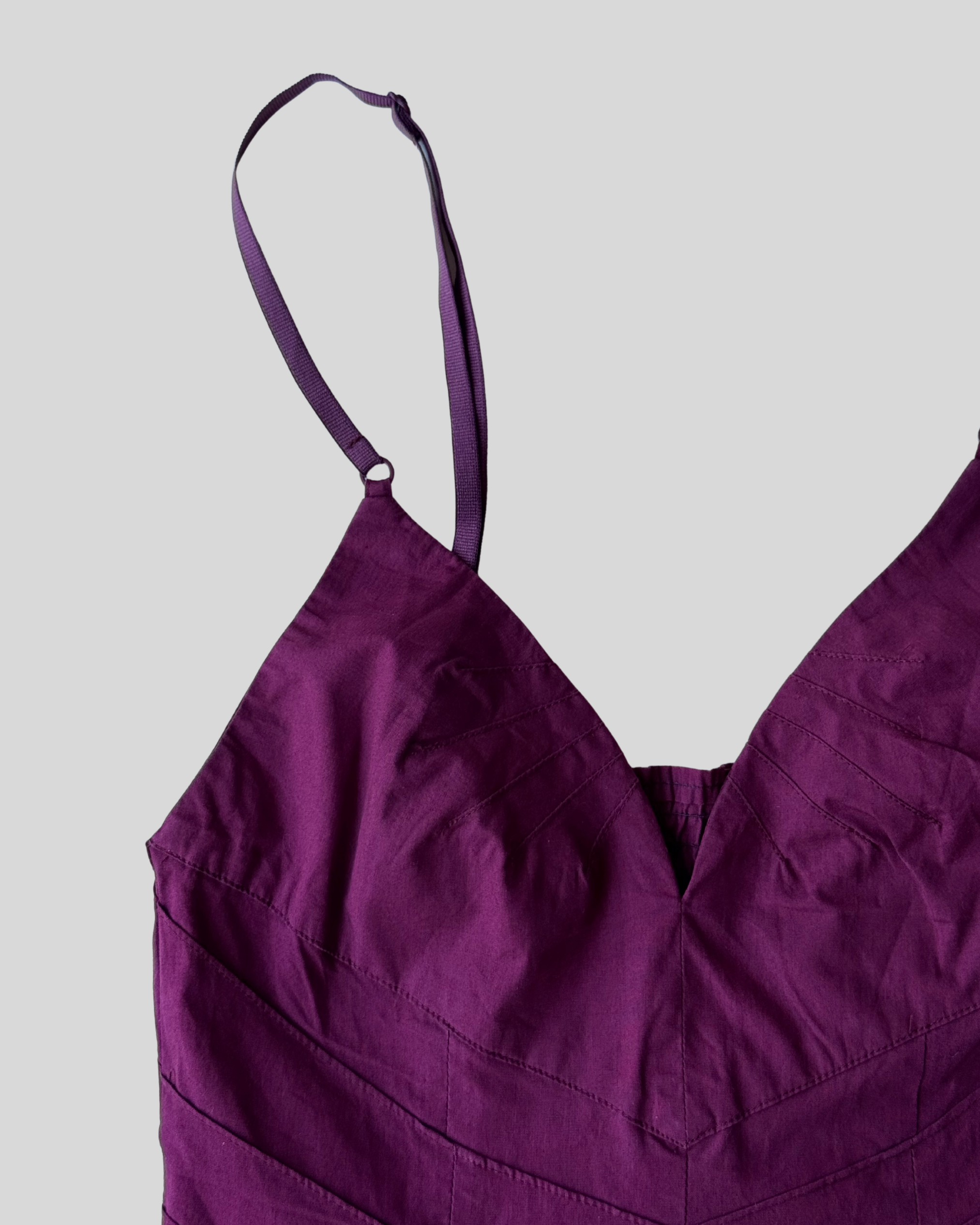 Armani Jeans Plum Bustier