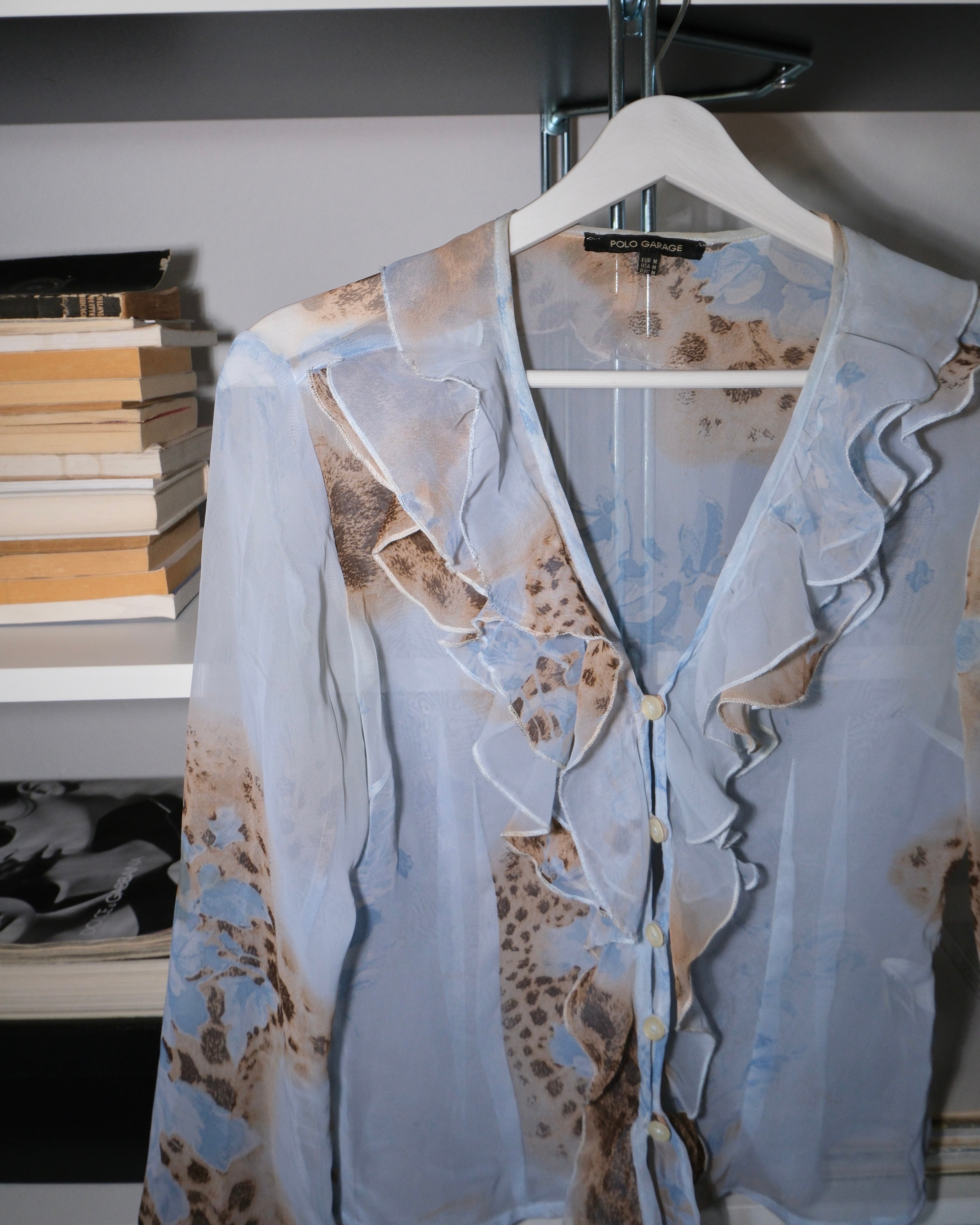 Patterned Tie-Down Shirt