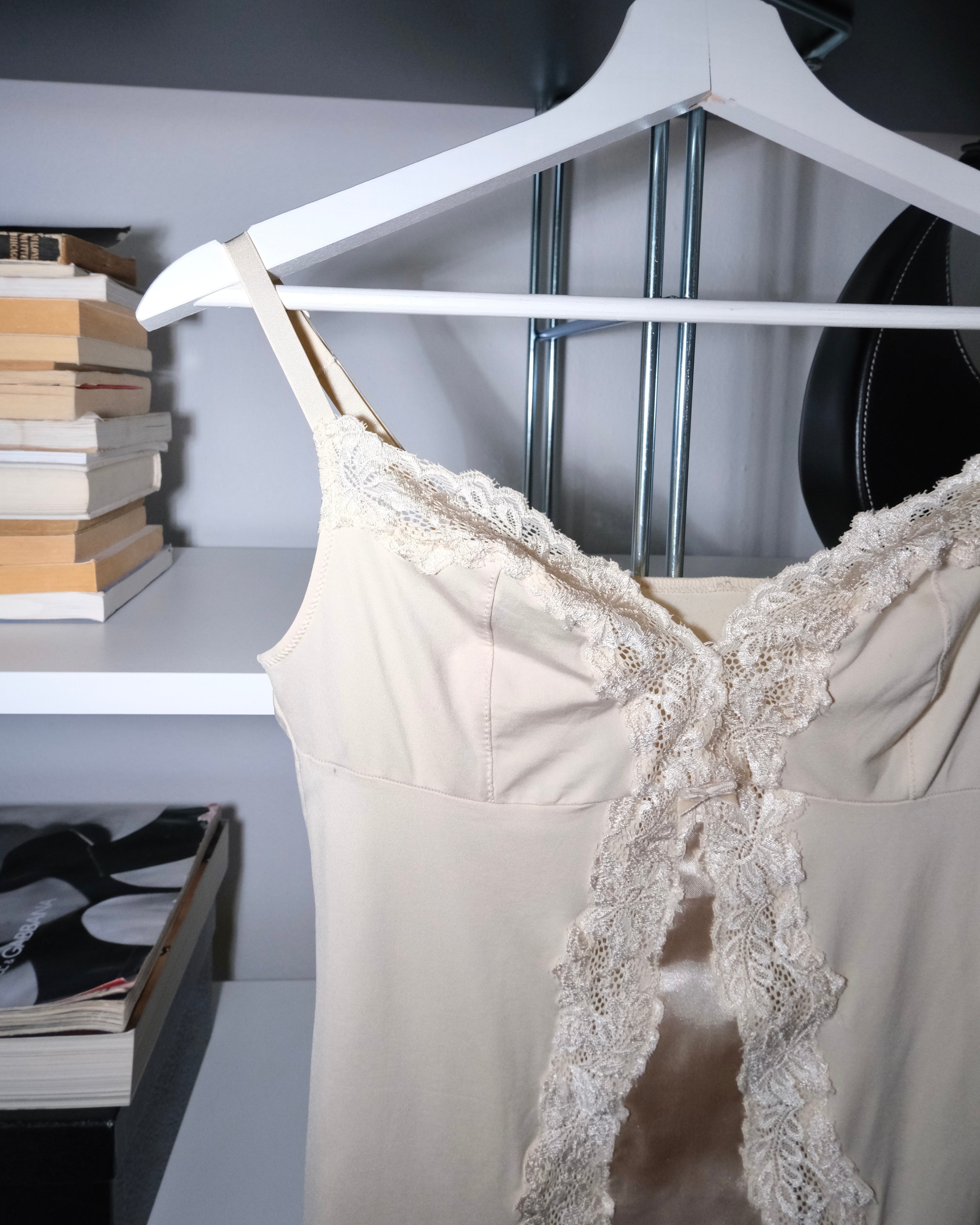 Cream Strappy Top