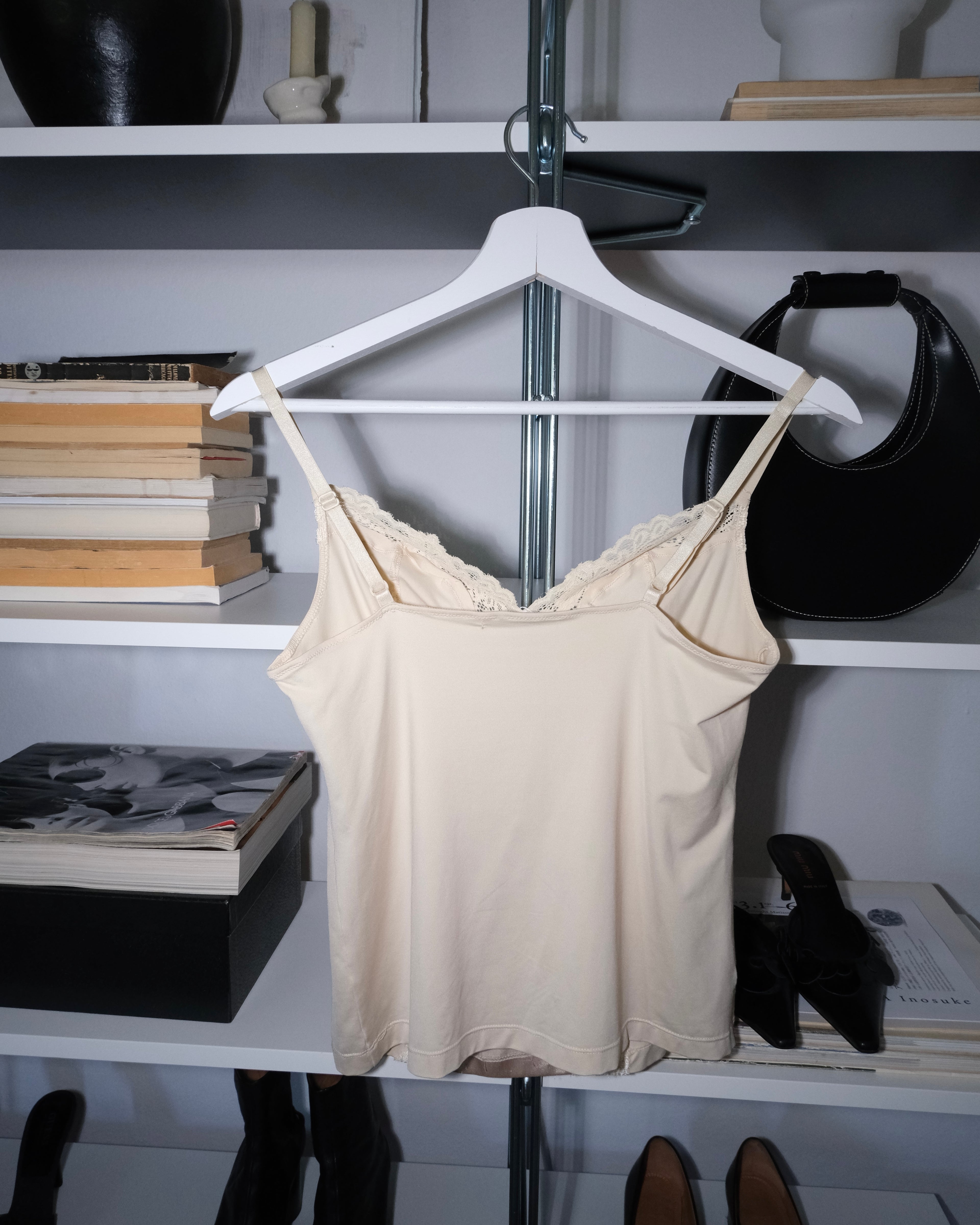 Cream Strappy Top