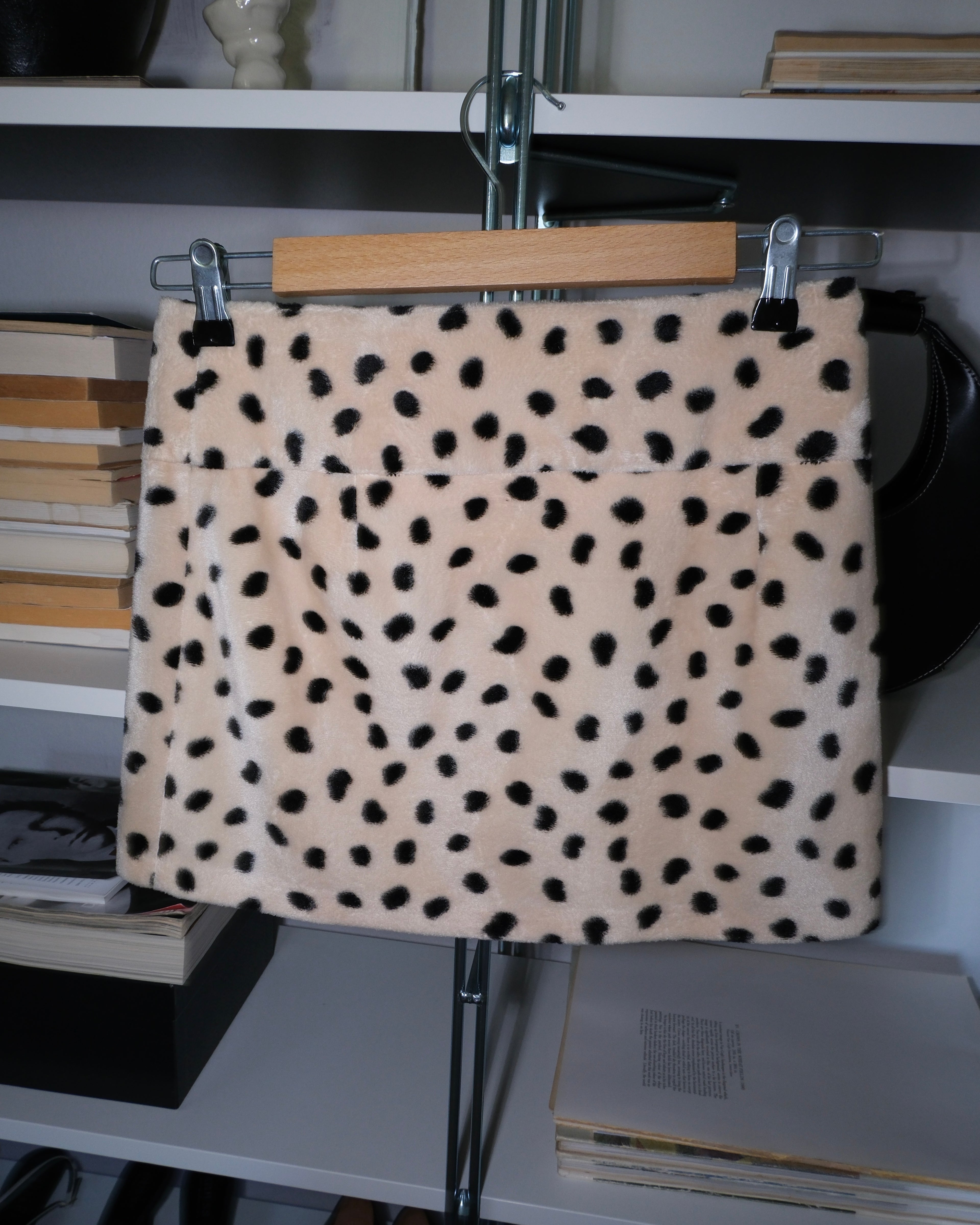 Patterned Plush Skirt