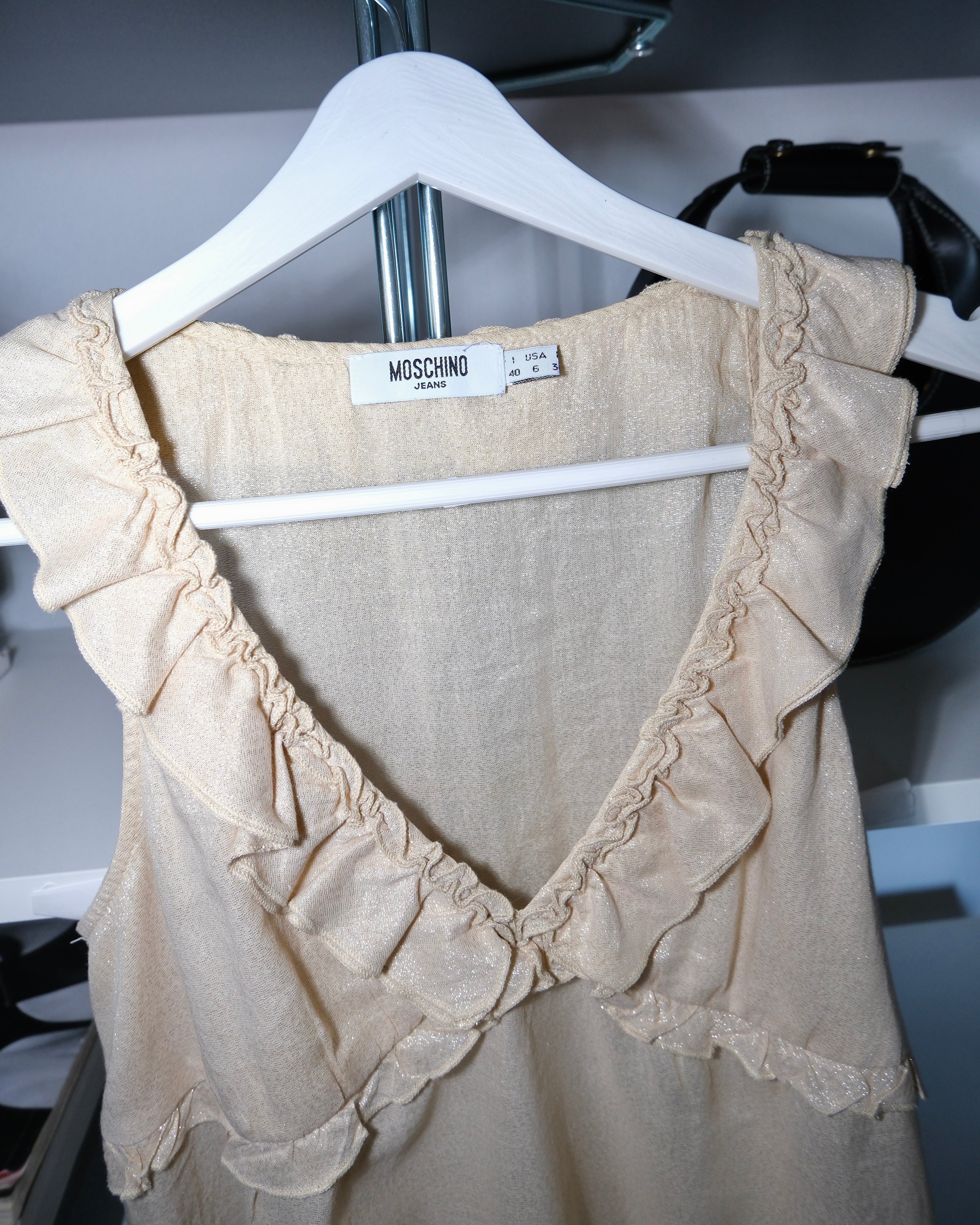 Moschino Cream Blouse