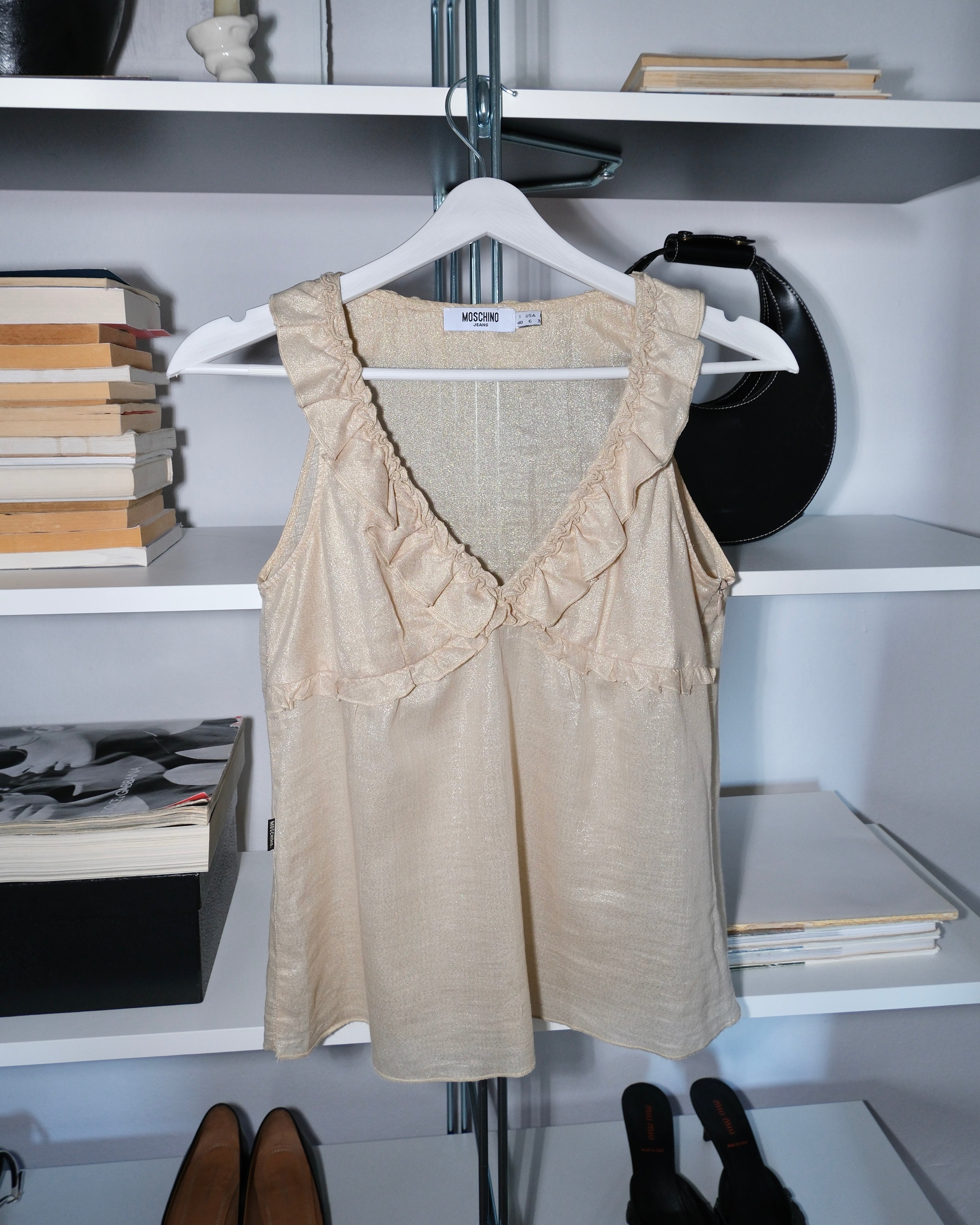 Moschino Cream Blouse