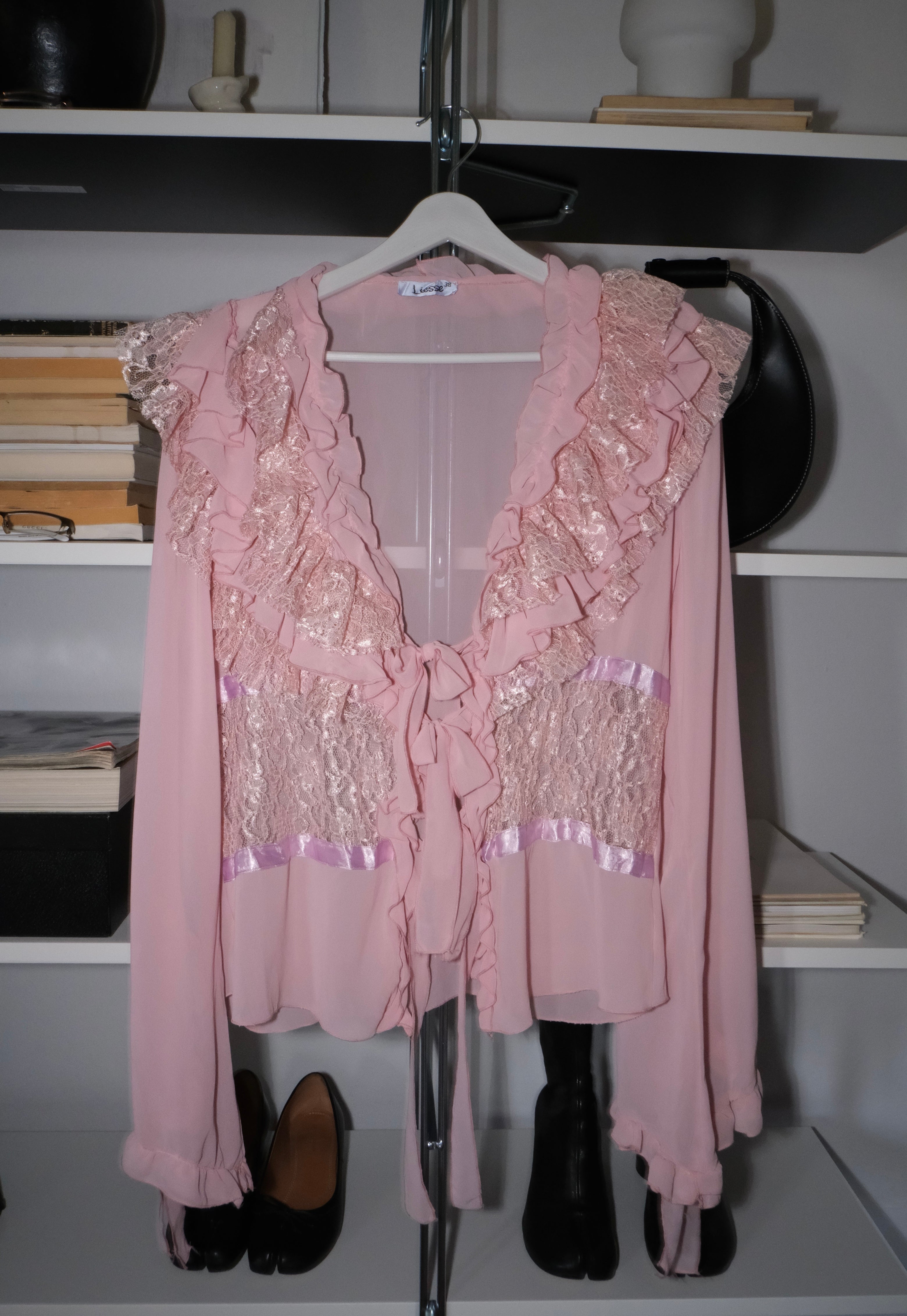 Tied Pink Shirt