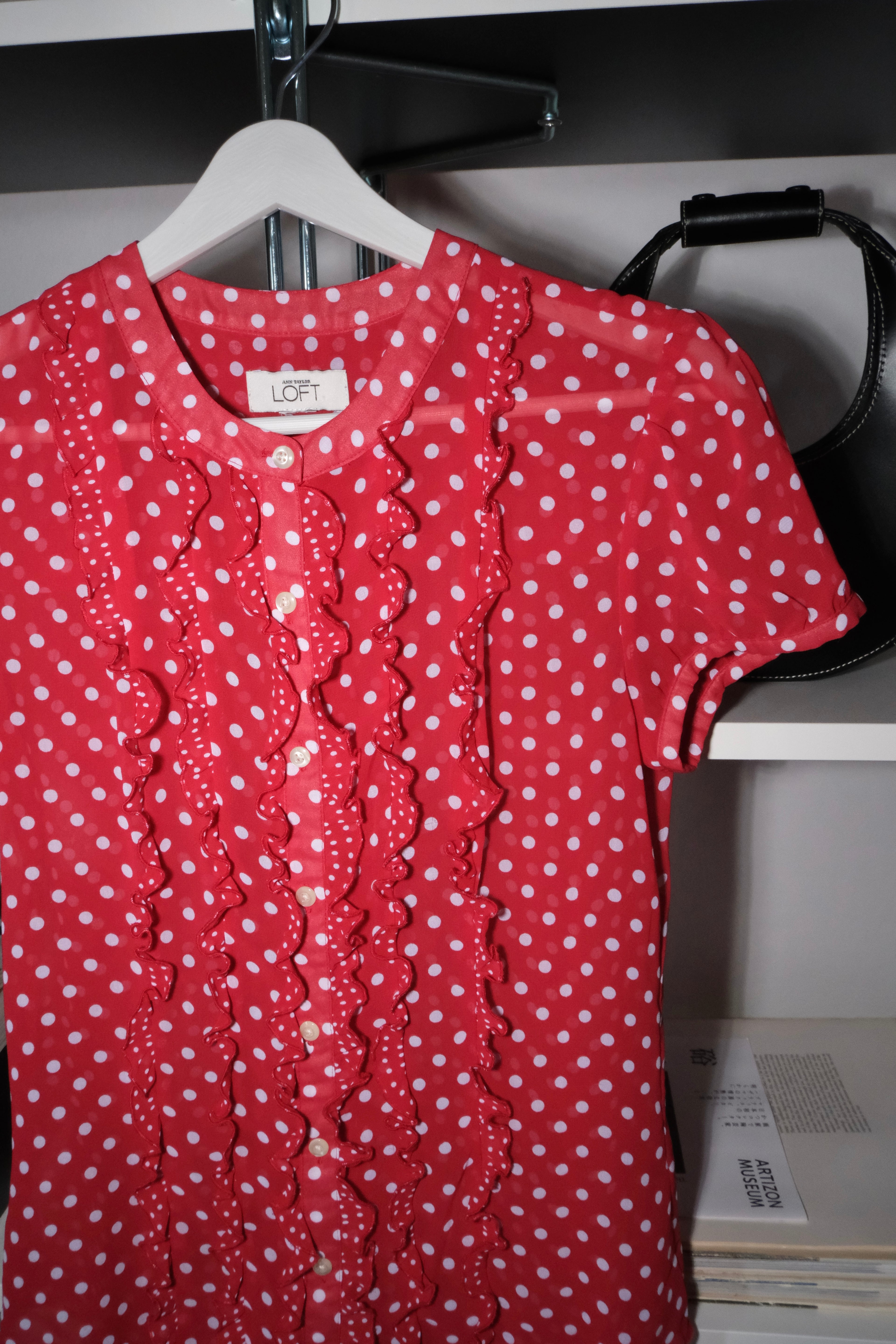 Ann Taylor Polka Dot Shirt