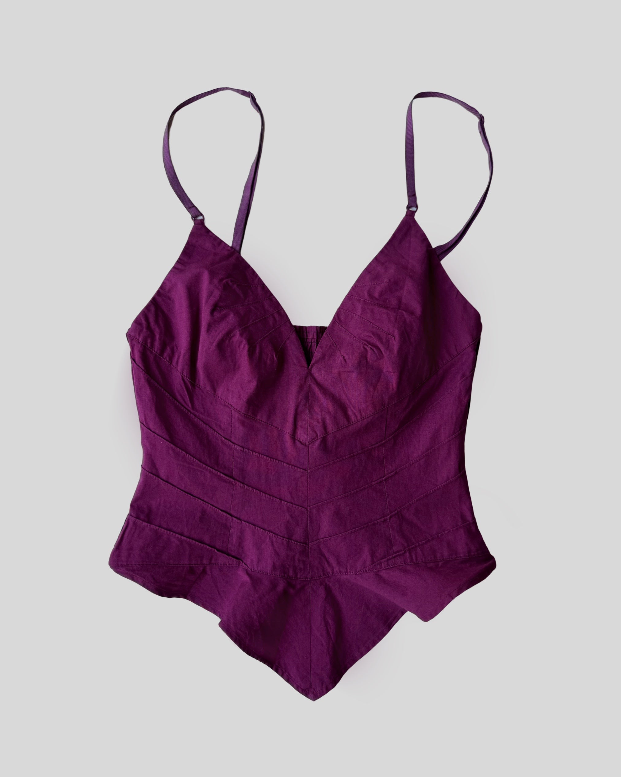 Armani Jeans Plum Bustier