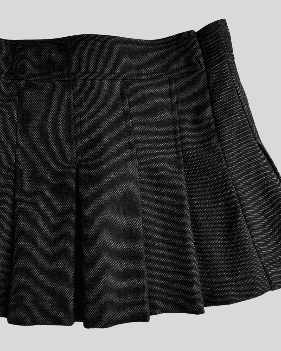 Button Detailed Mini Skirt