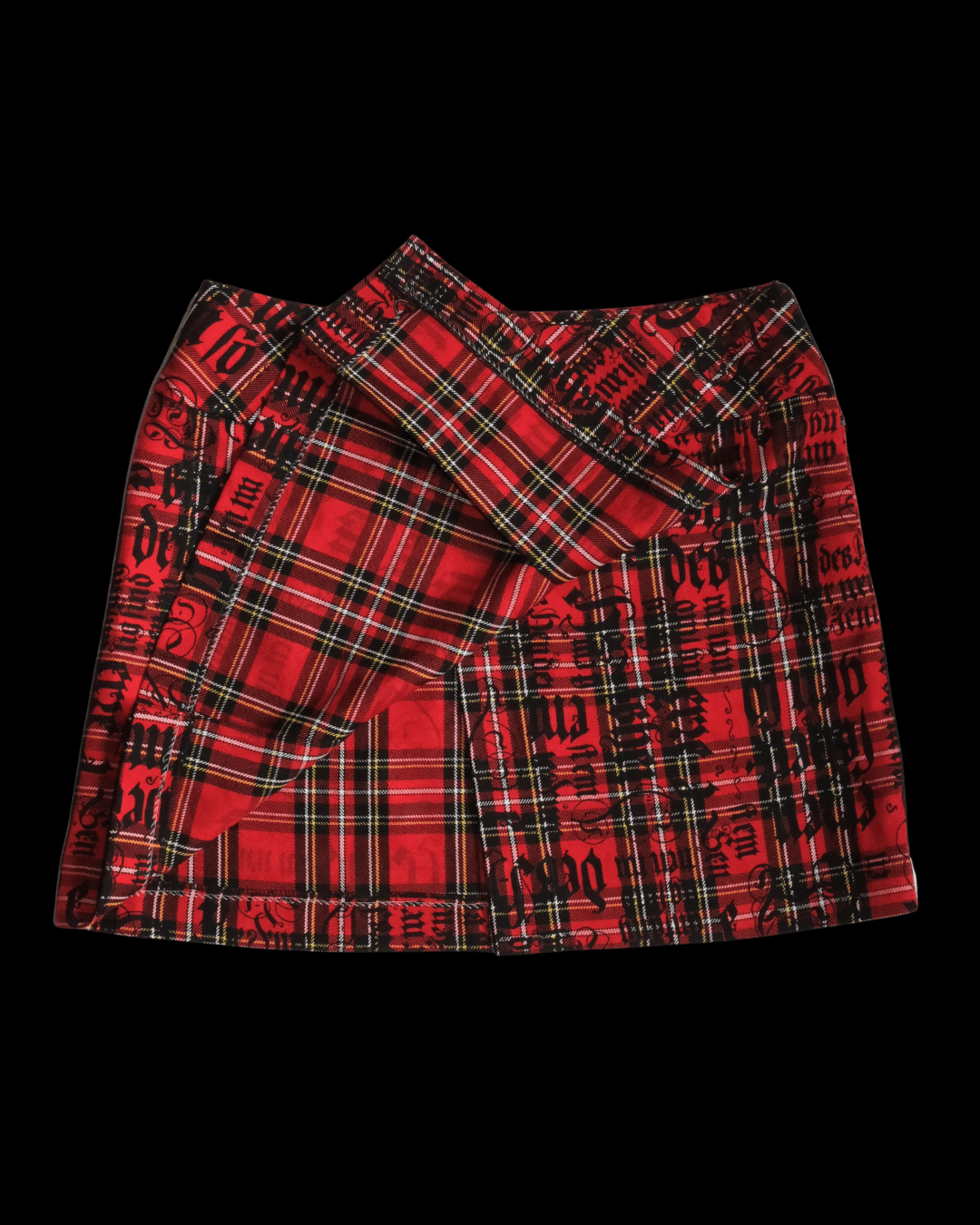 Plaid Red Skirt