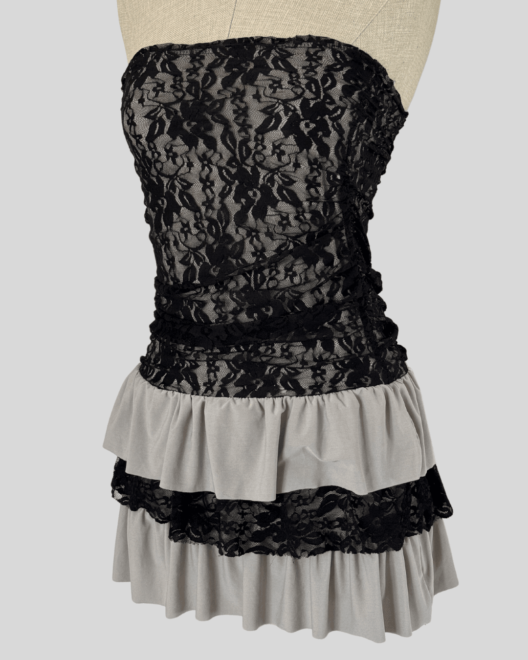 Lace Detailed Mini Dress
