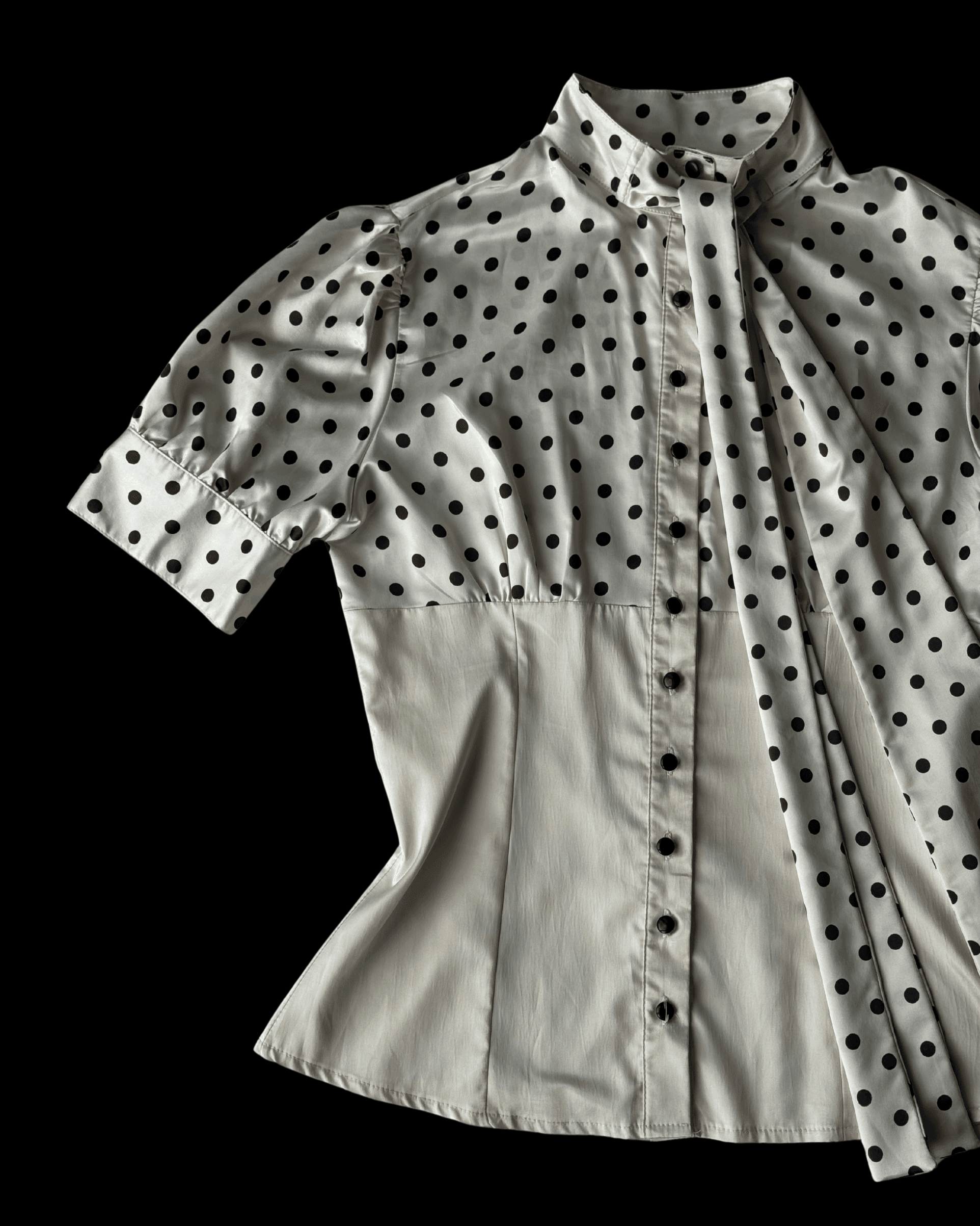 Polka Dot Short Sleeve Shirt