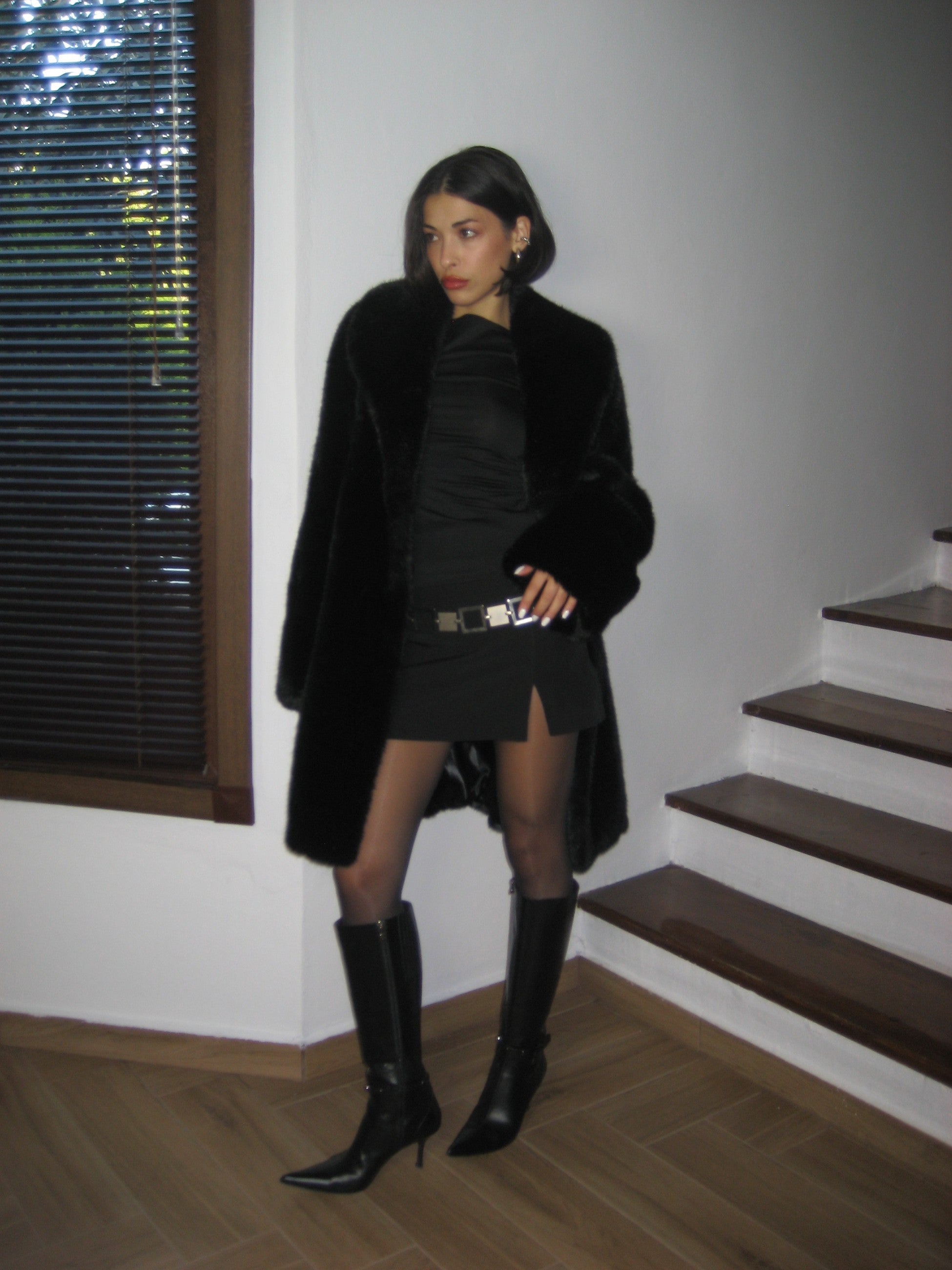 Black Plush Fur