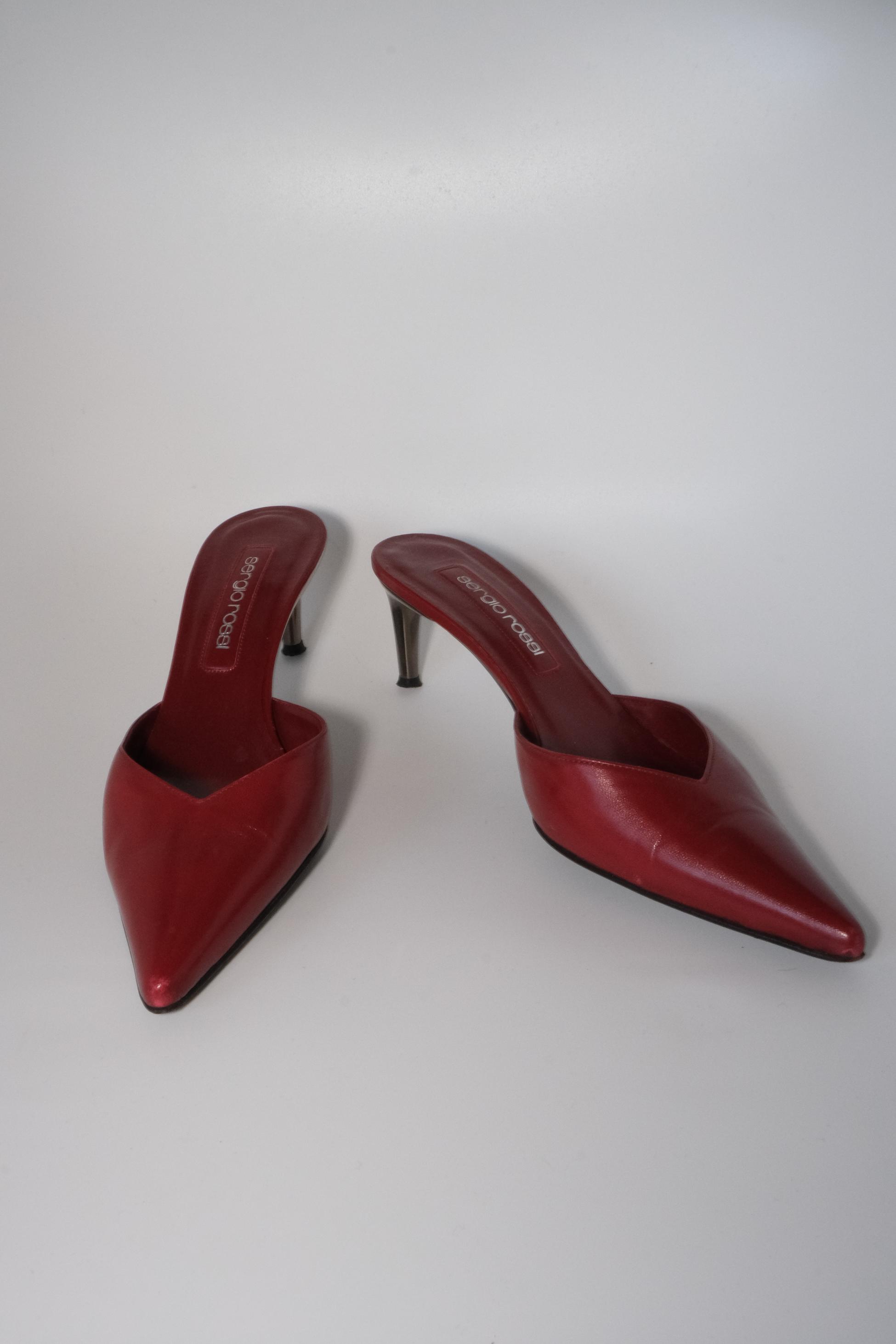 Sergio Rossi High Heel Slippers