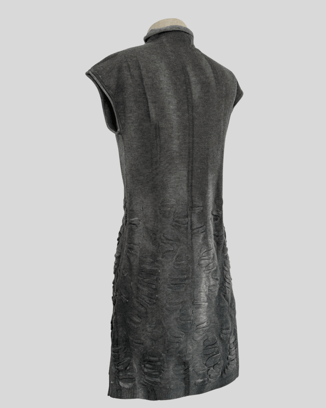 Wool Blend Gray Dress