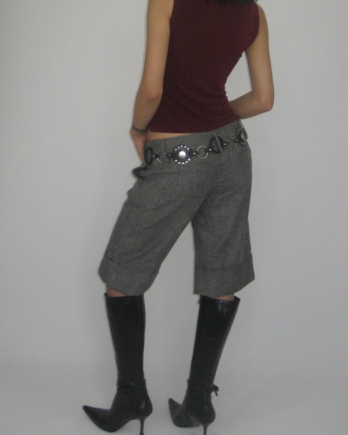 Vintage Belted Capri