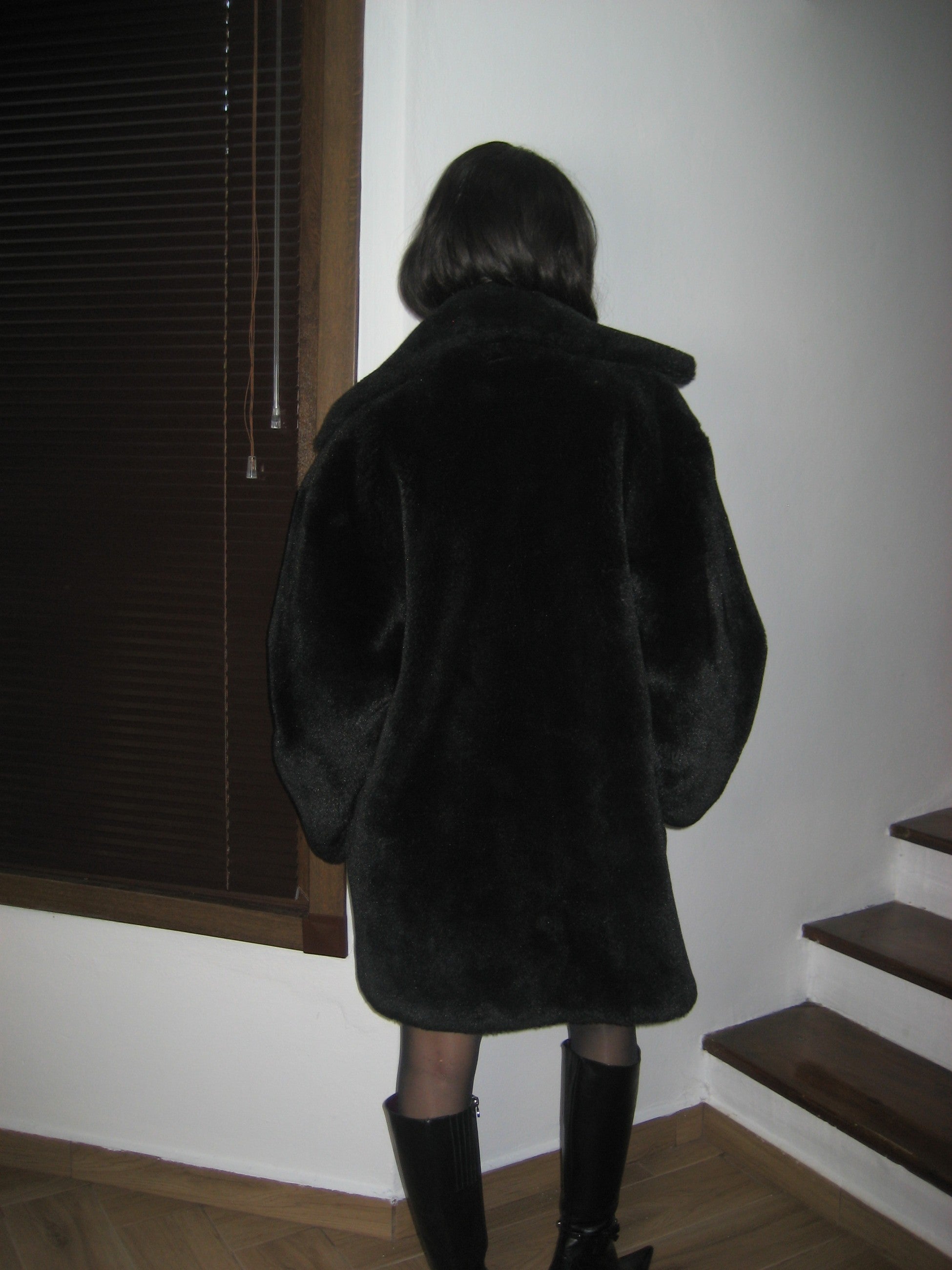Black Plush Fur