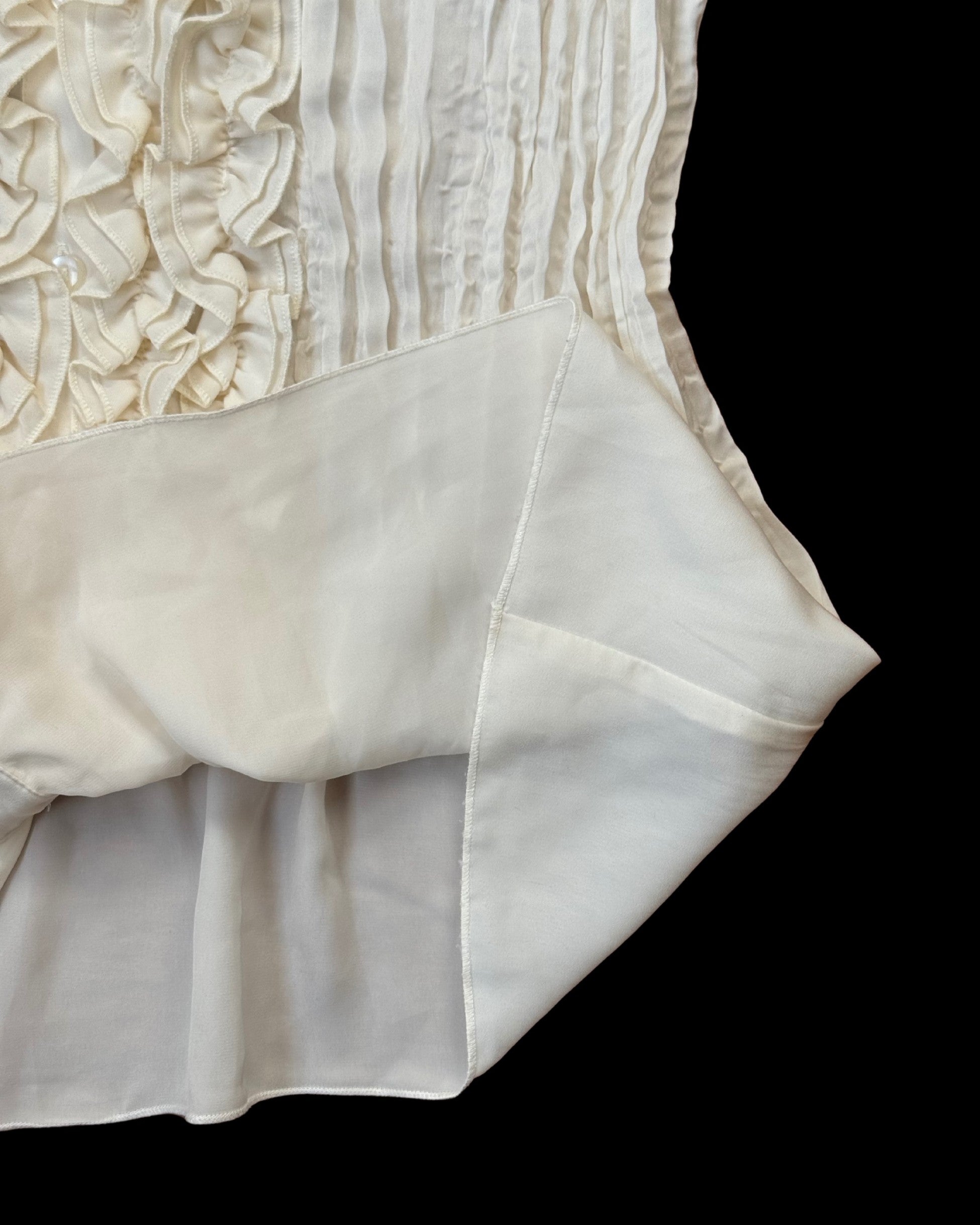 Half Sleeve Cream Shirt