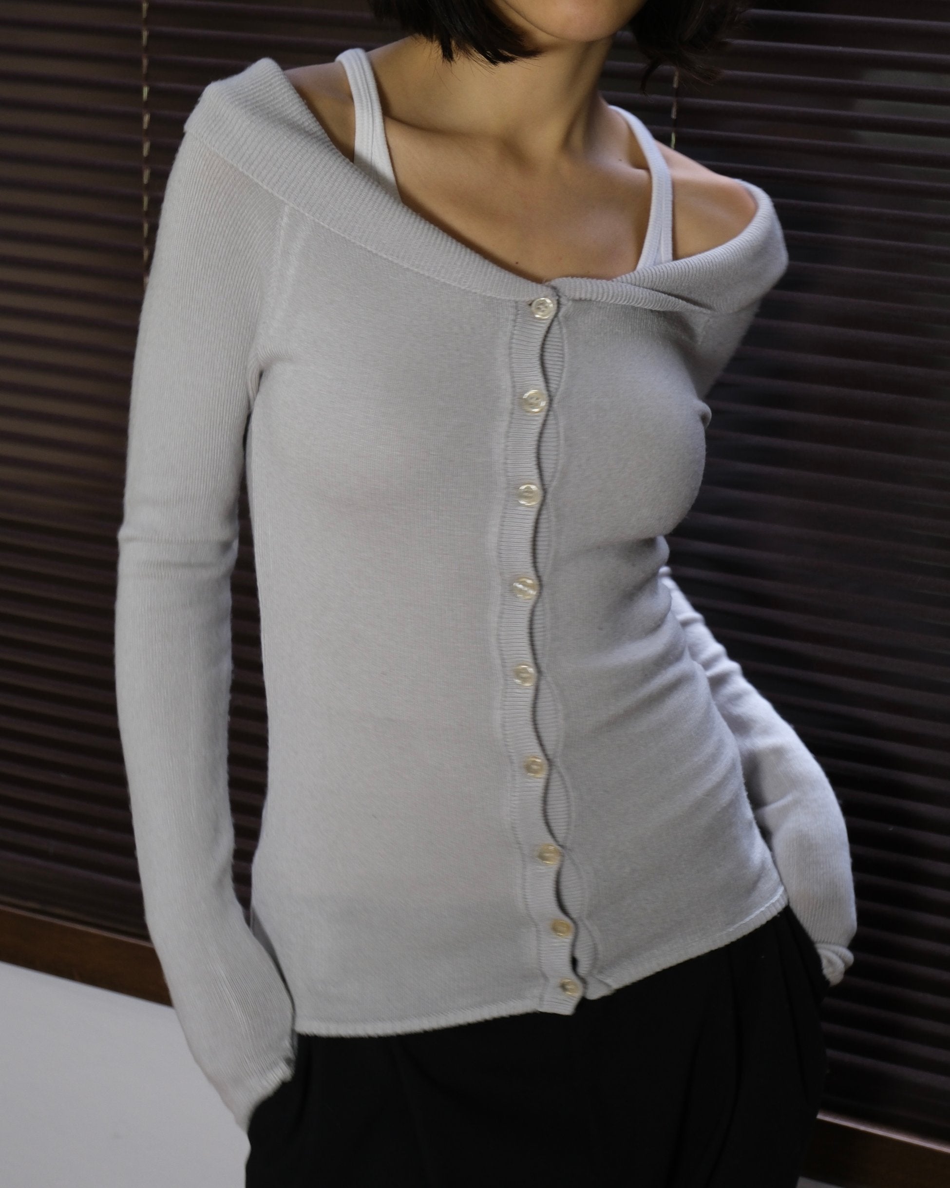 Gray Cardigan