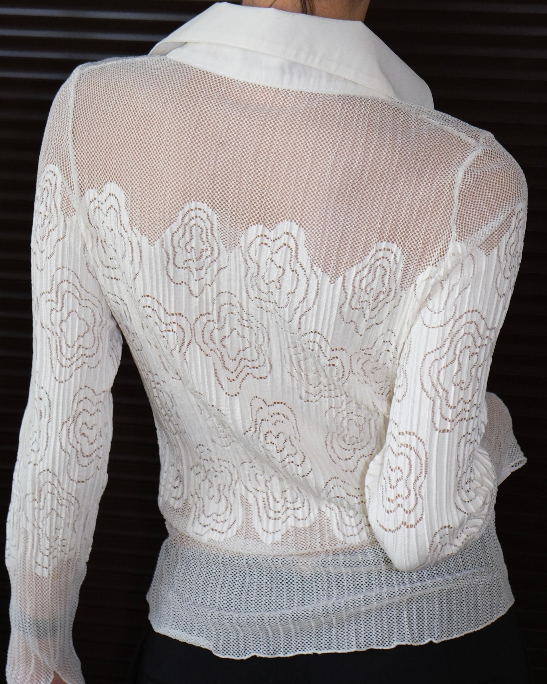 Mesh Detailed Shirt