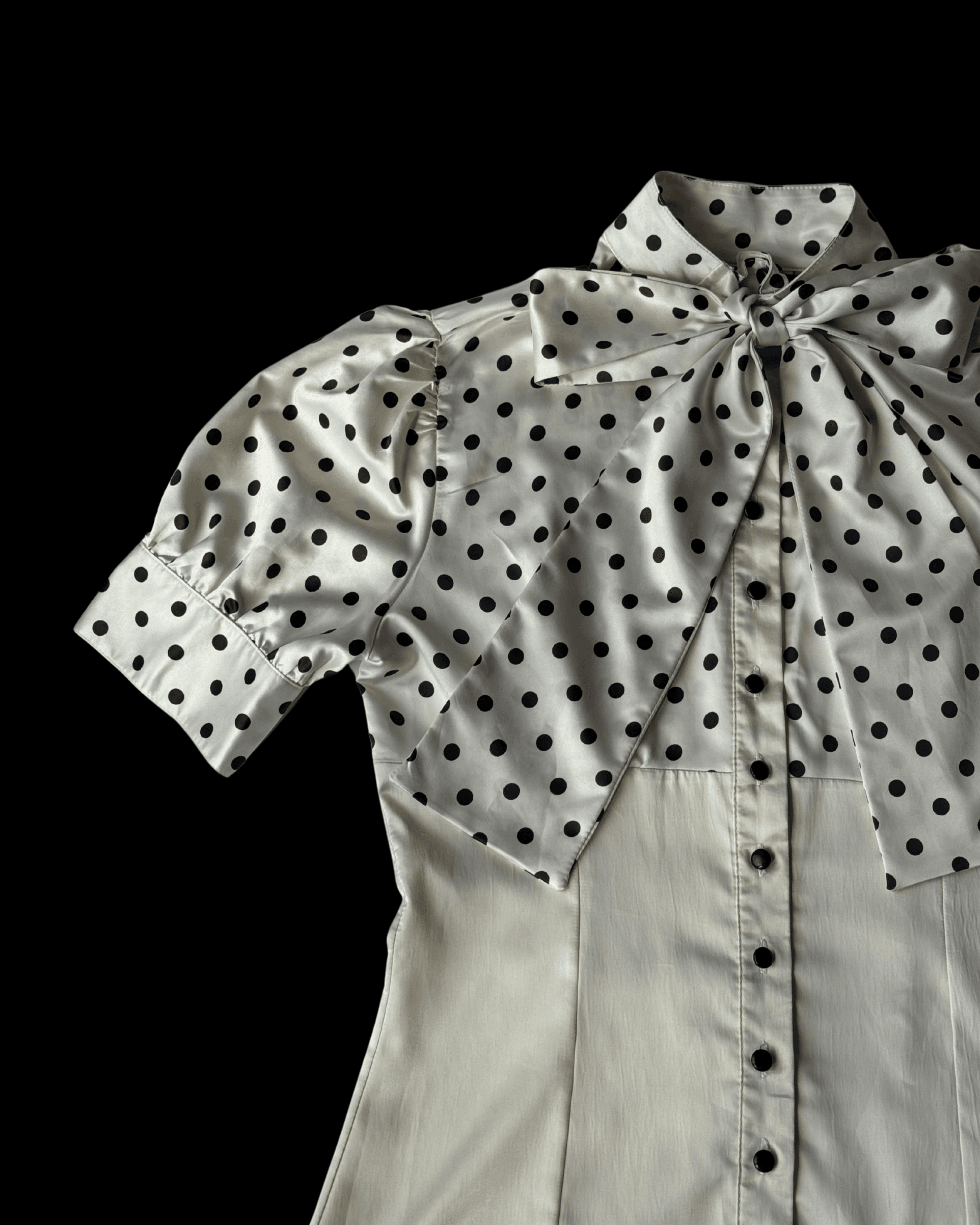 Polka Dot Short Sleeve Shirt