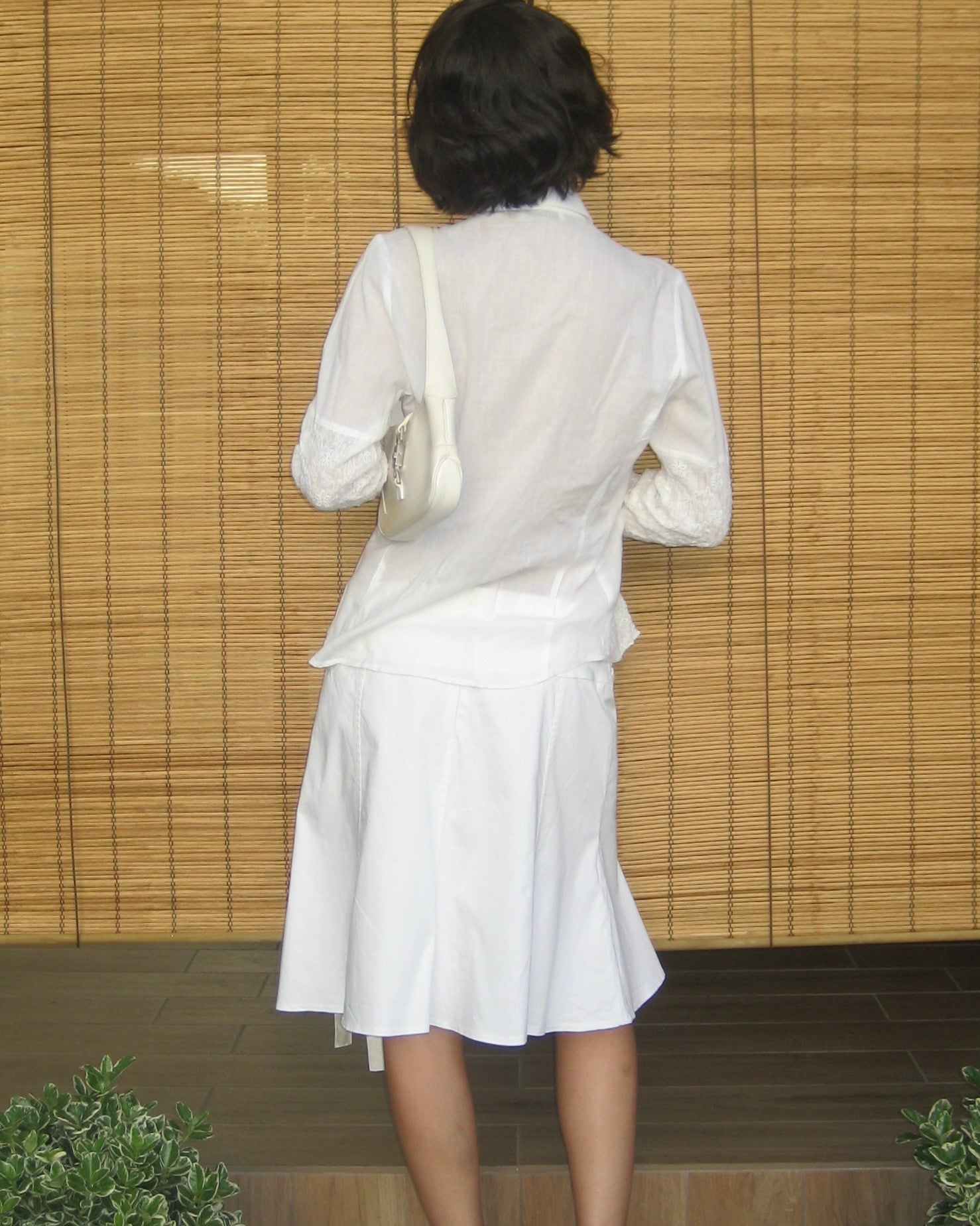 Embroidered White Shirt
