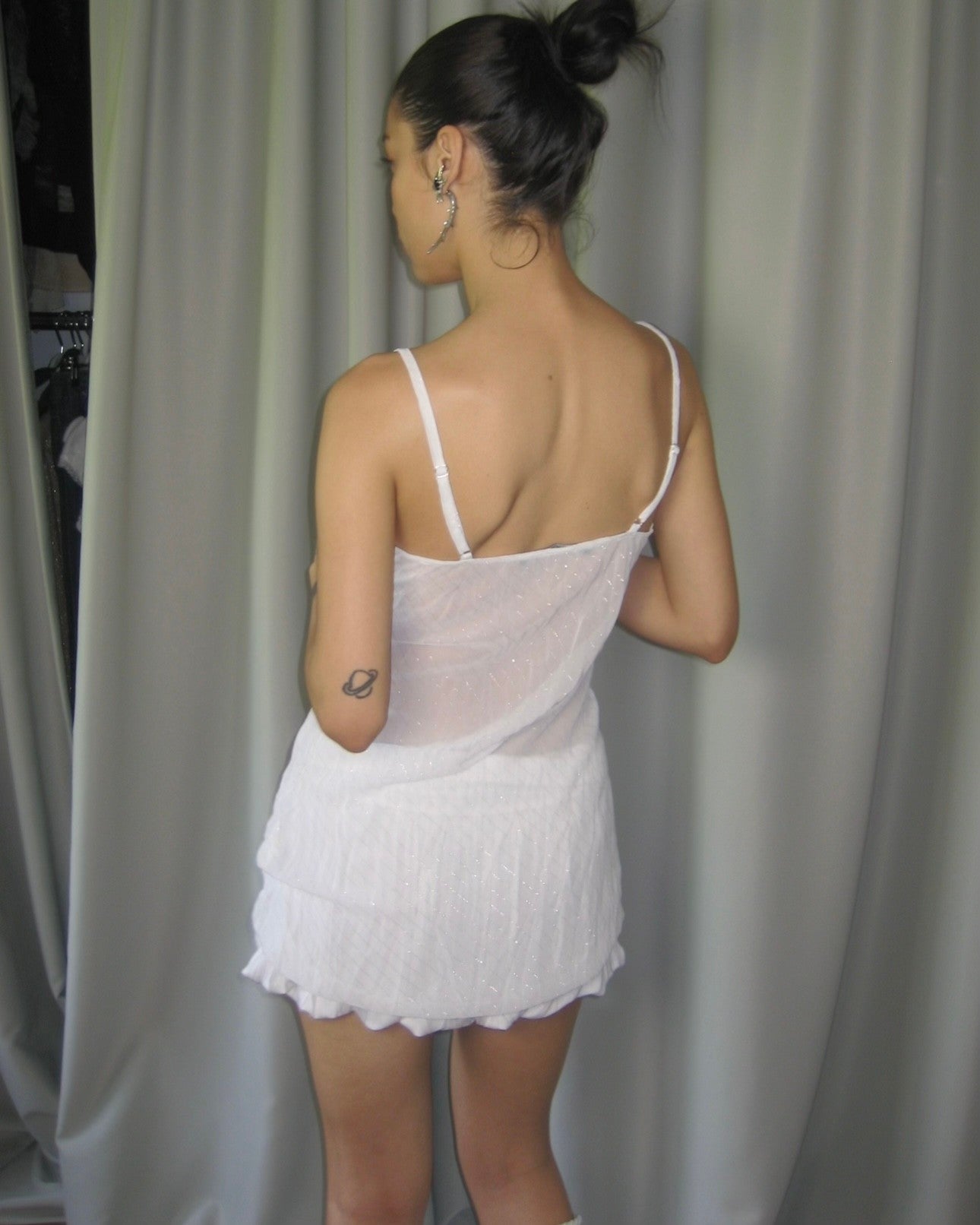 Transparent Strapless Blouse