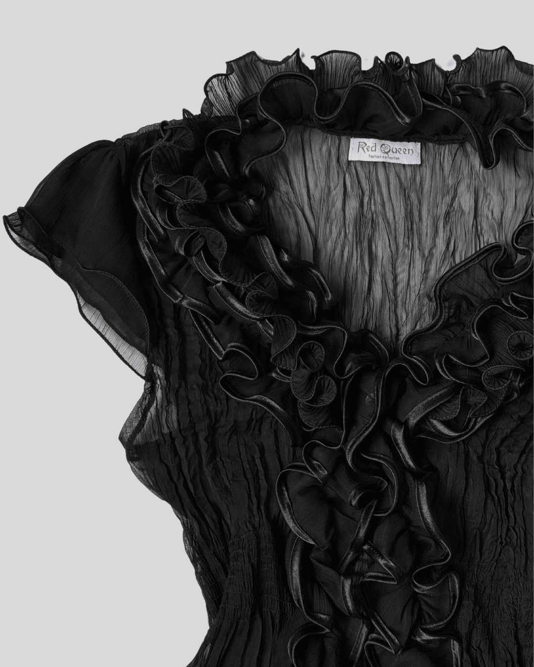 Transparent Half Sleeve Shirt