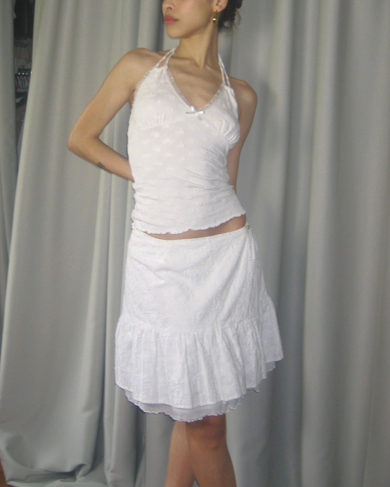 White Two Piece Suit