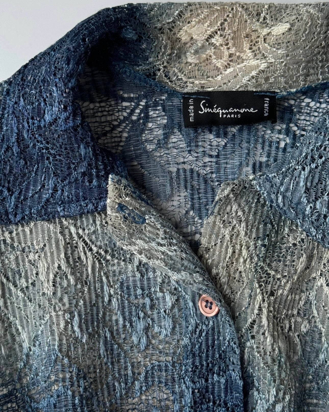 Blue Lace Shirt
