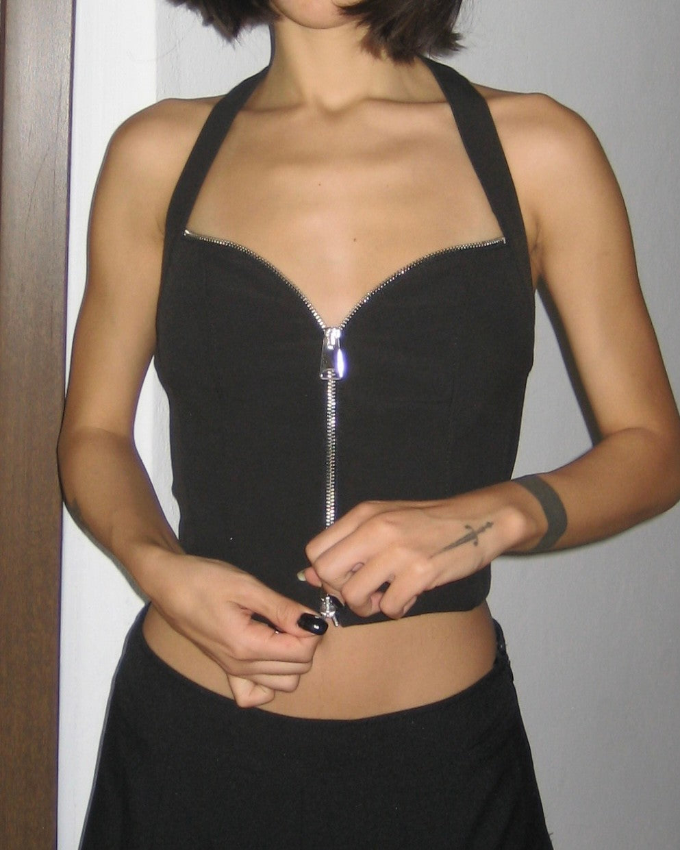Zippered Bustier