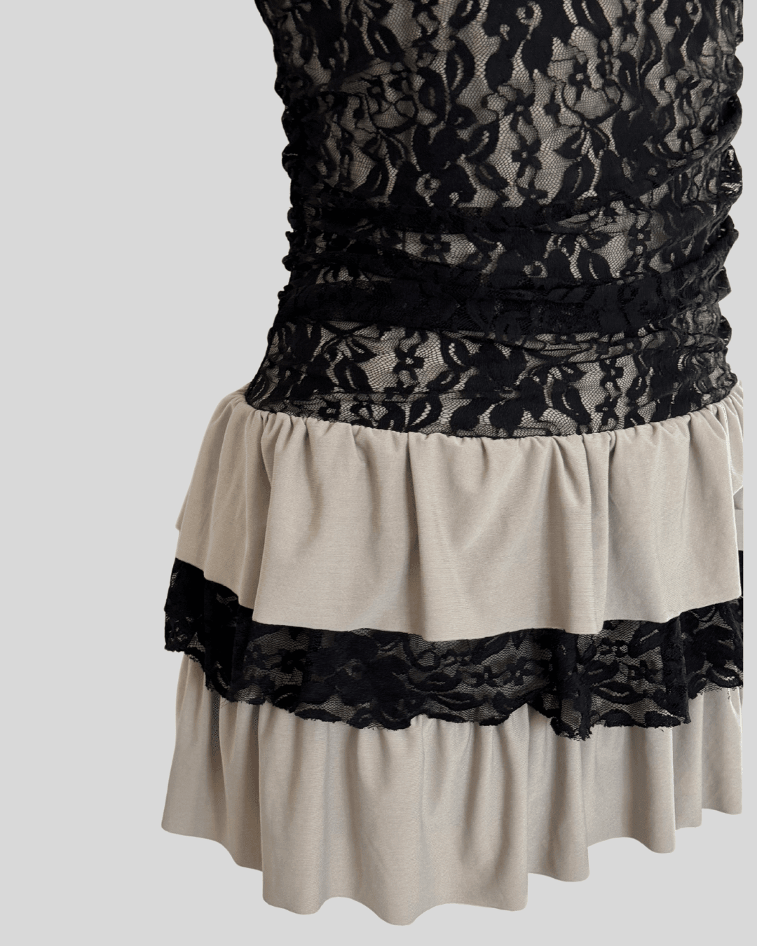 Lace Detailed Mini Dress