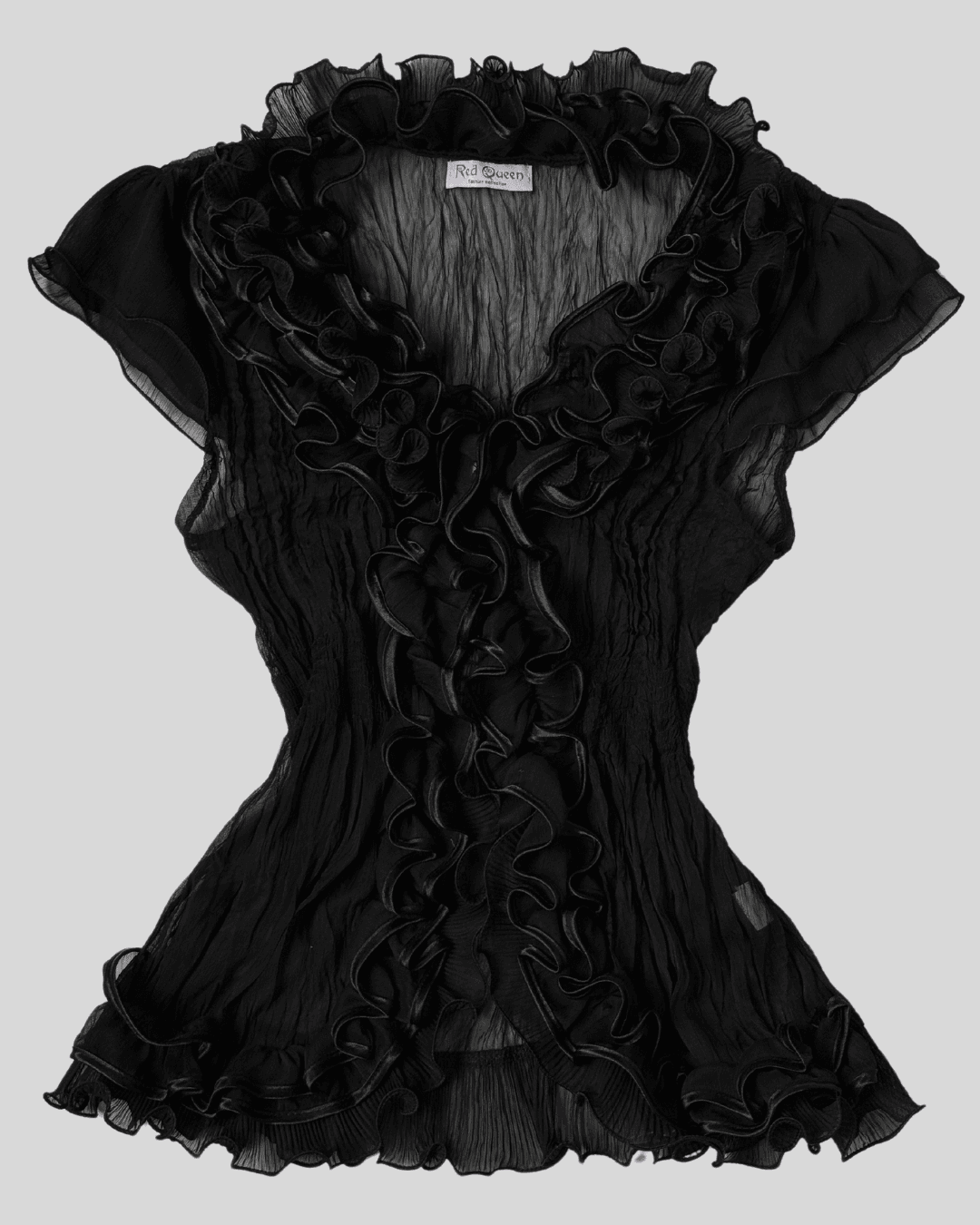 Transparent Half Sleeve Shirt