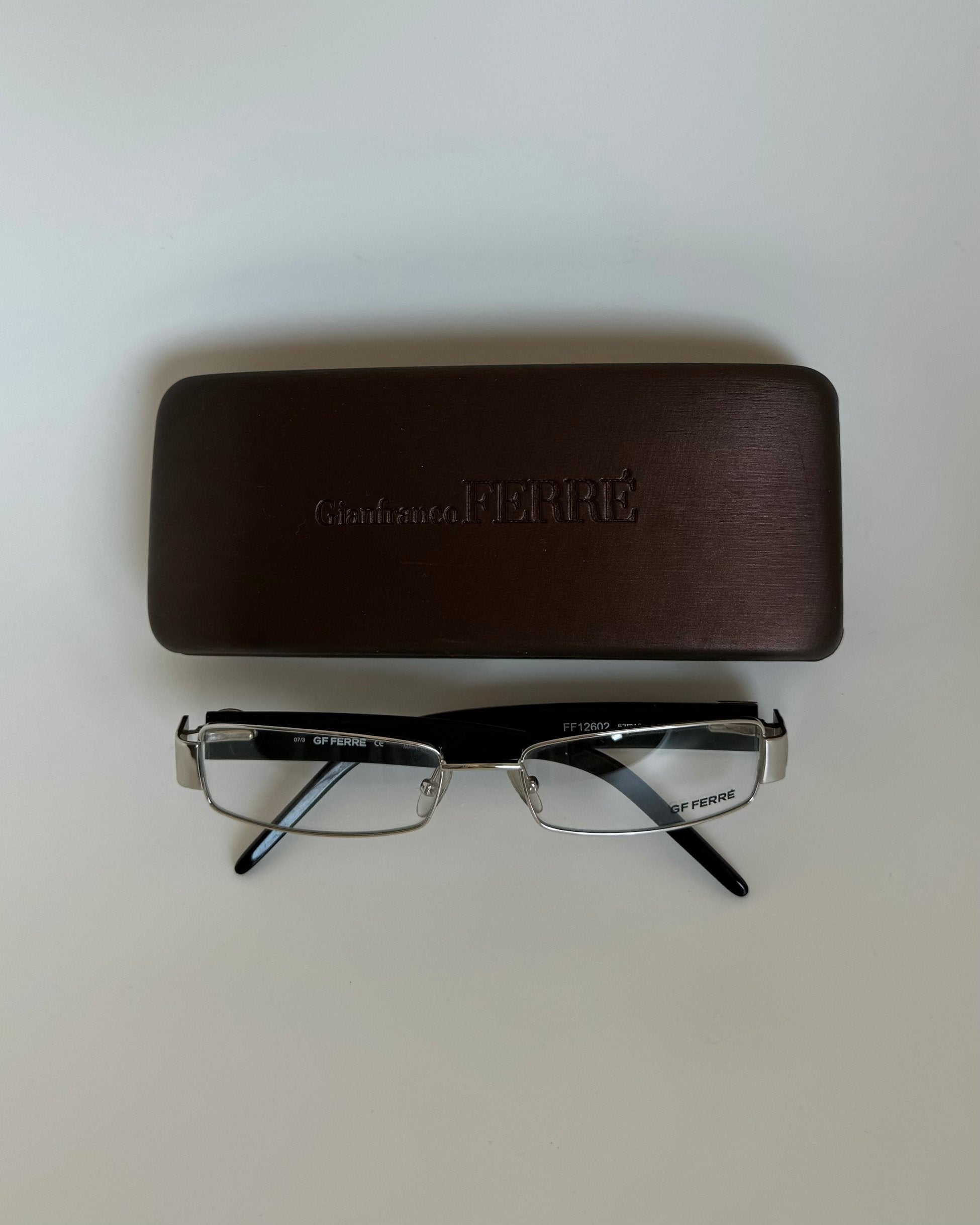 Gianfranco Ferre Black and White Vintage Glasses