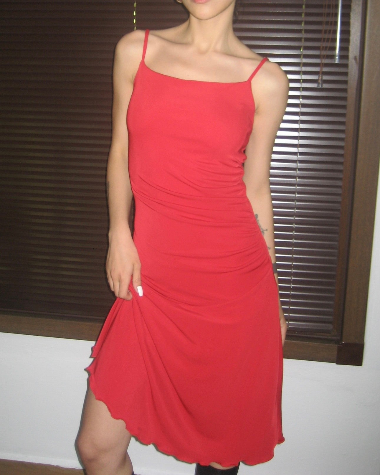Dress with Gathered Waist Detail
