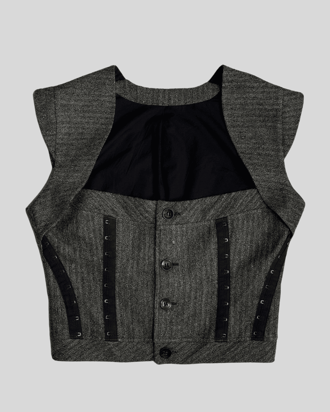 Gray Bustier