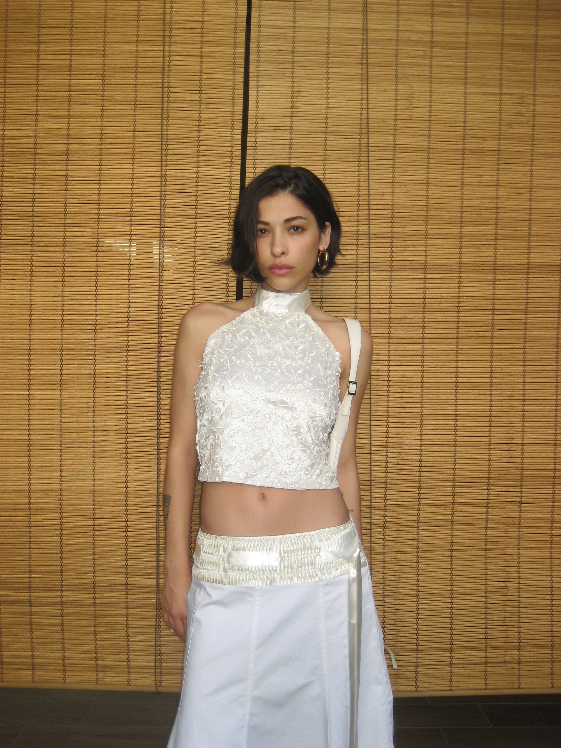 Floral Embroidered Sleeveless Top