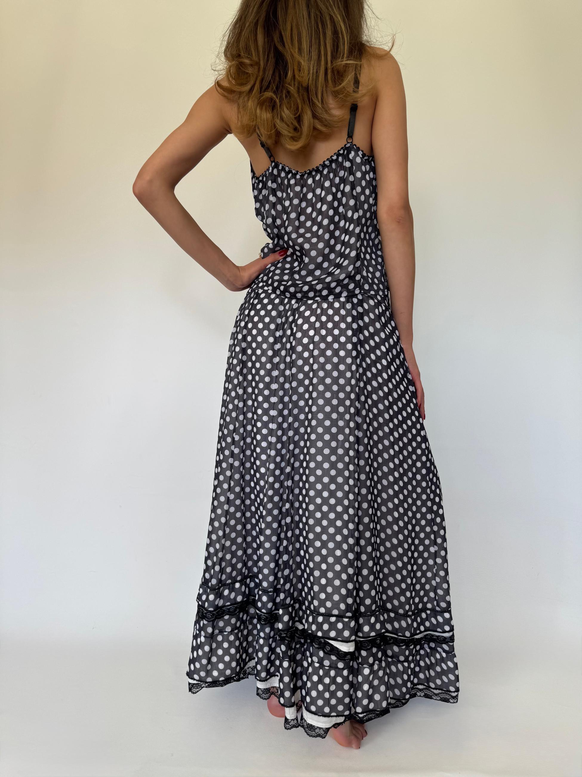 Polka Dot Two Piece Suit