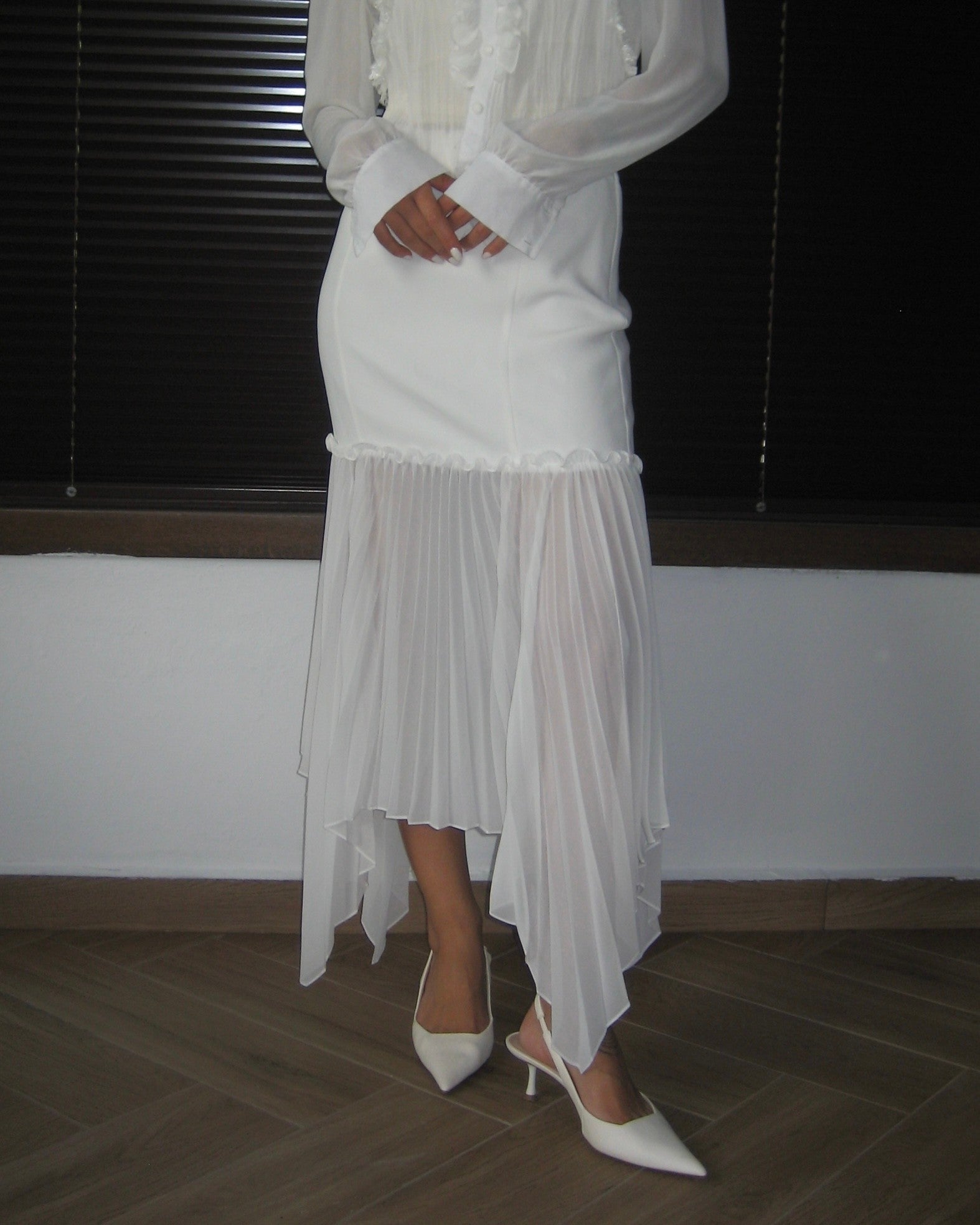 Roman Asymmetrical Skirt