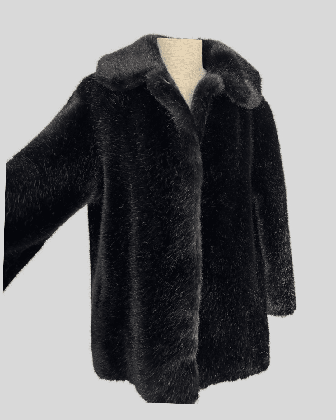 Black Plush Fur