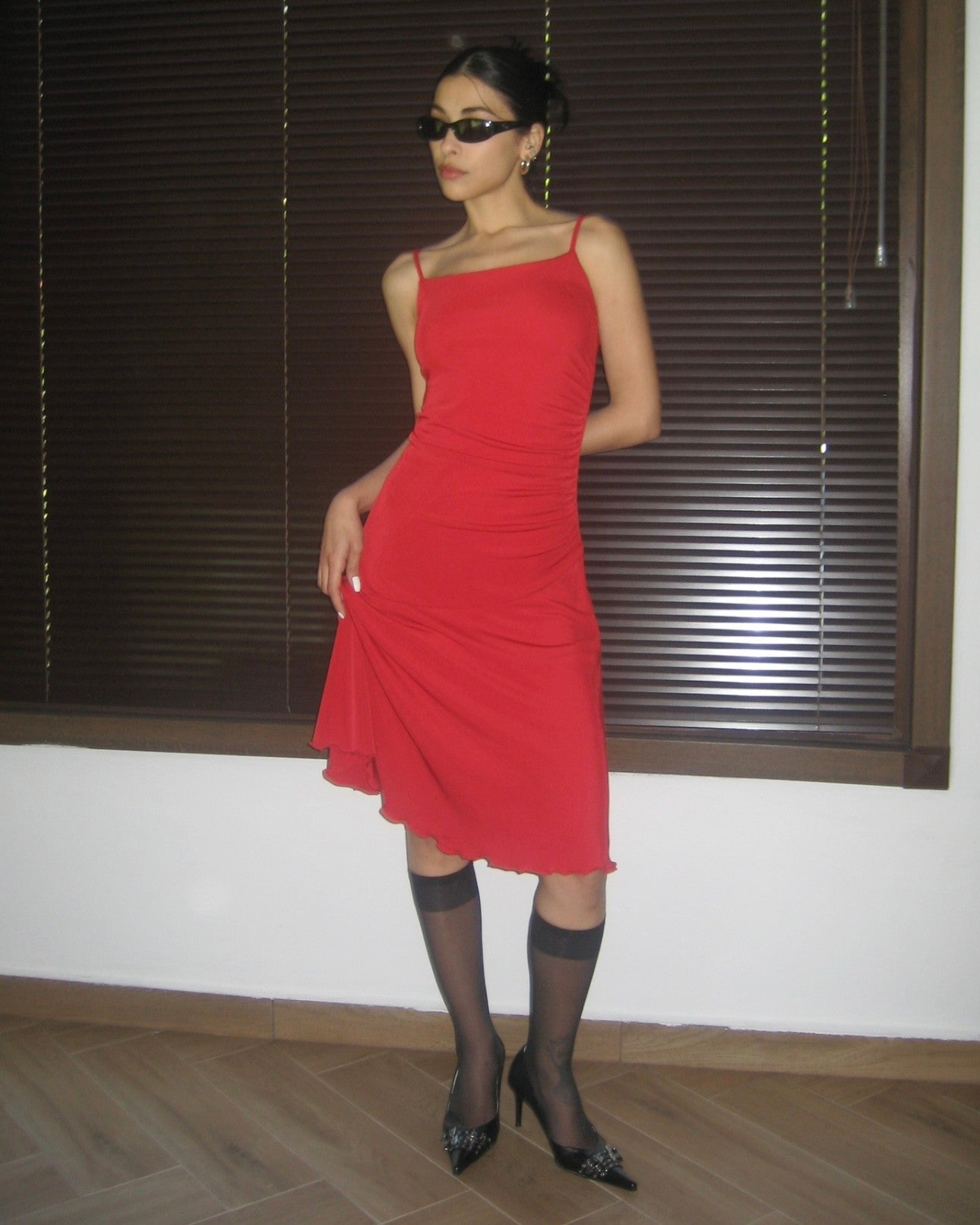 Dress with Gathered Waist Detail