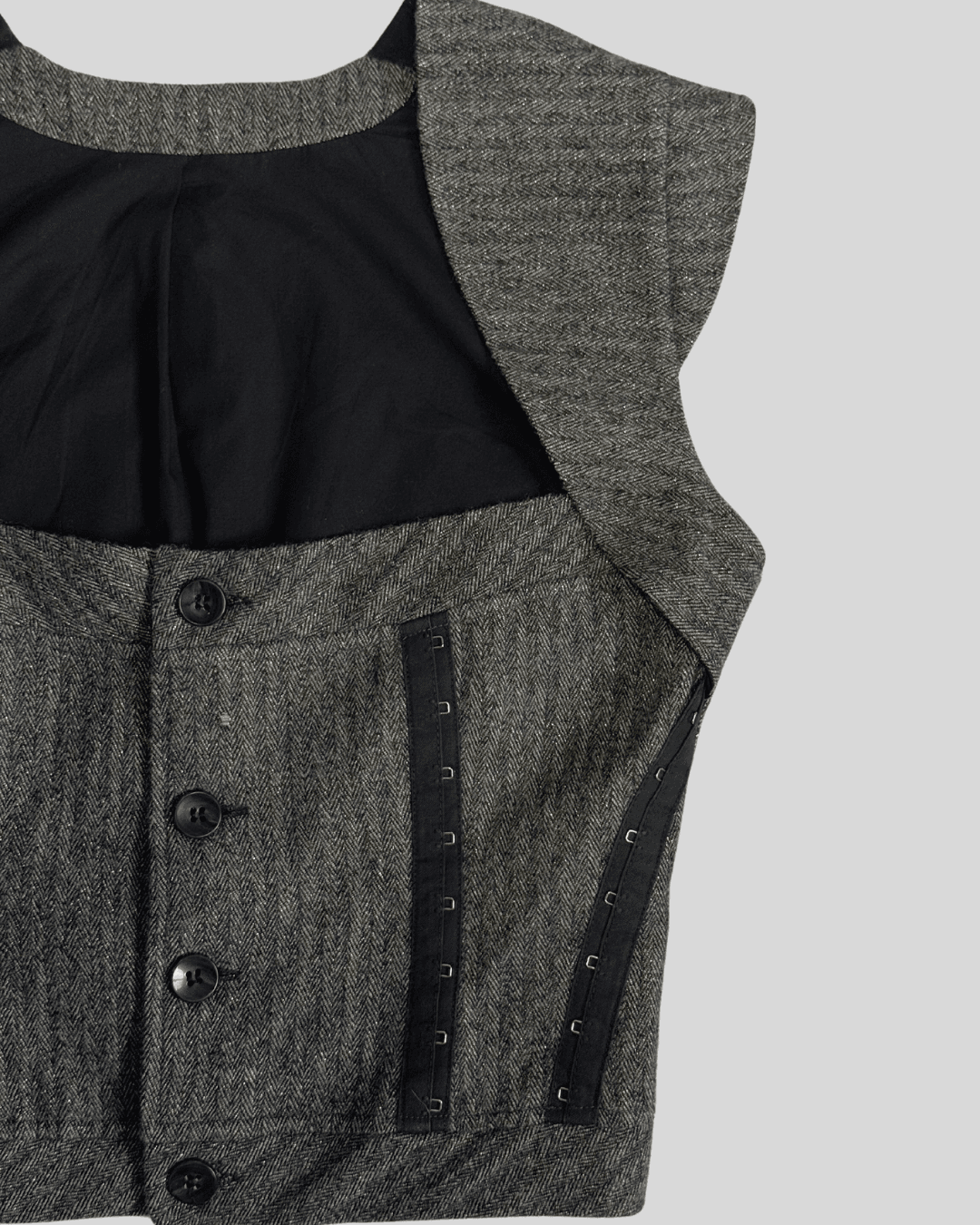 Gray Bustier