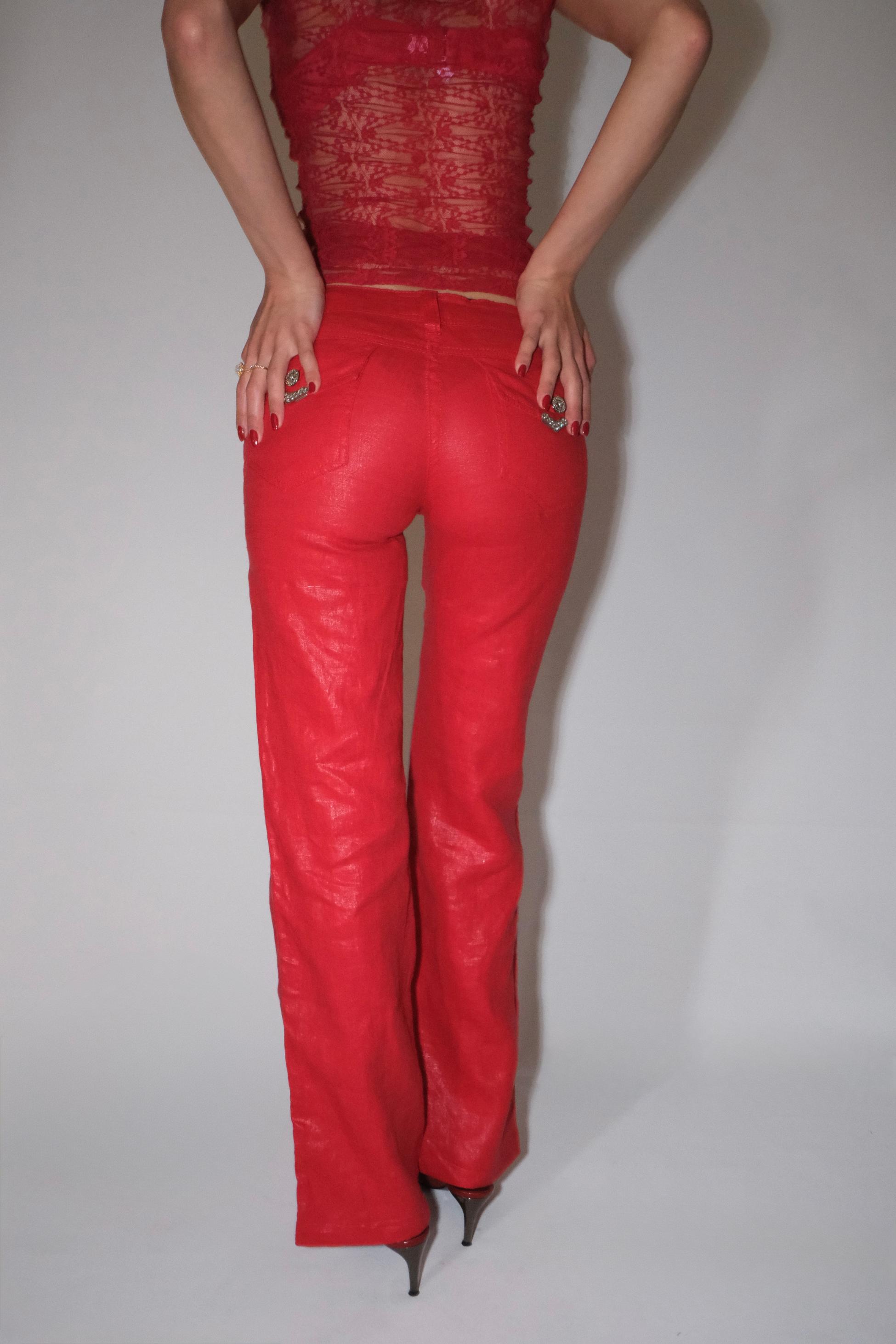 Victoria Beckham Linen Trousers