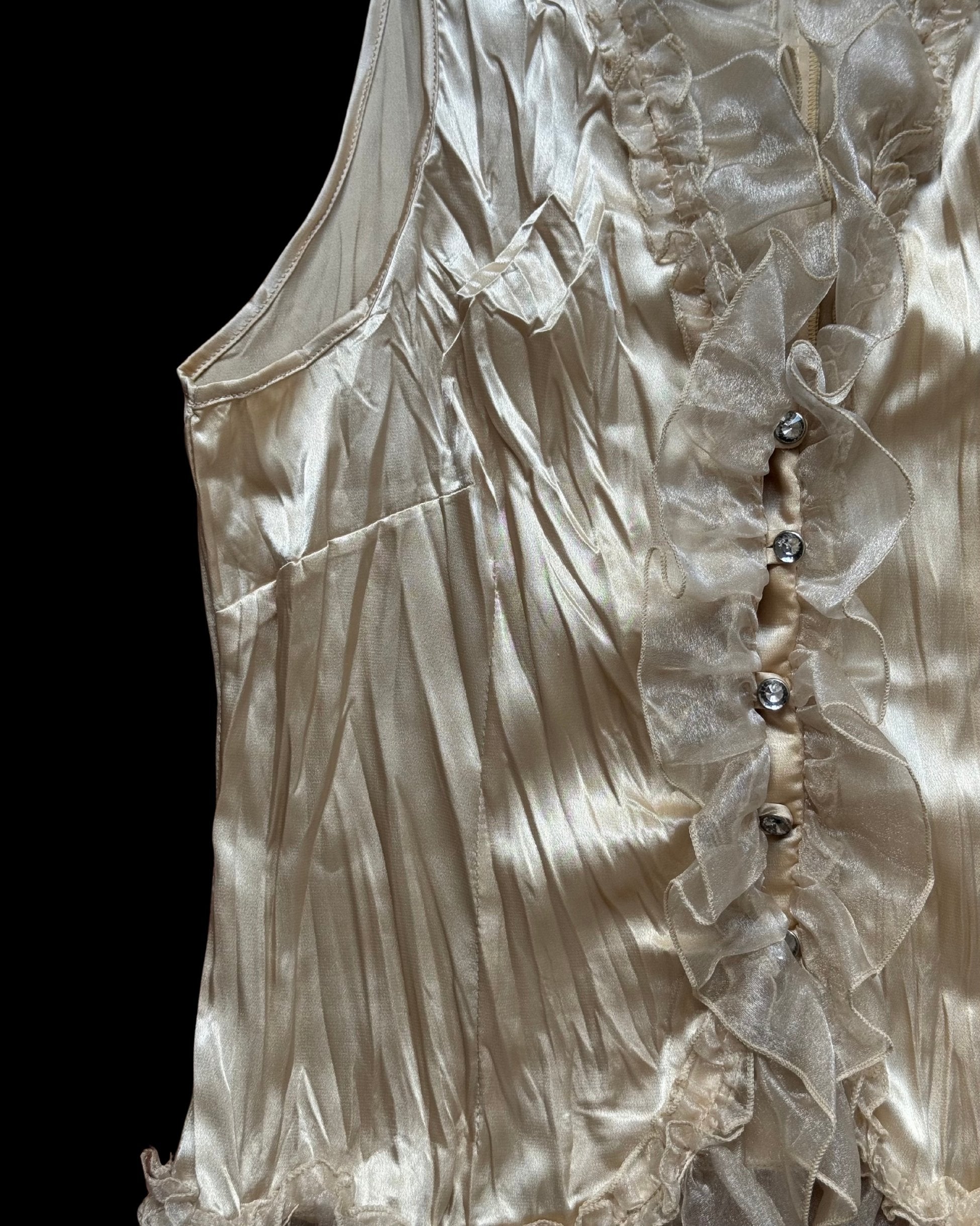 Satin Half Sleeve Shirt