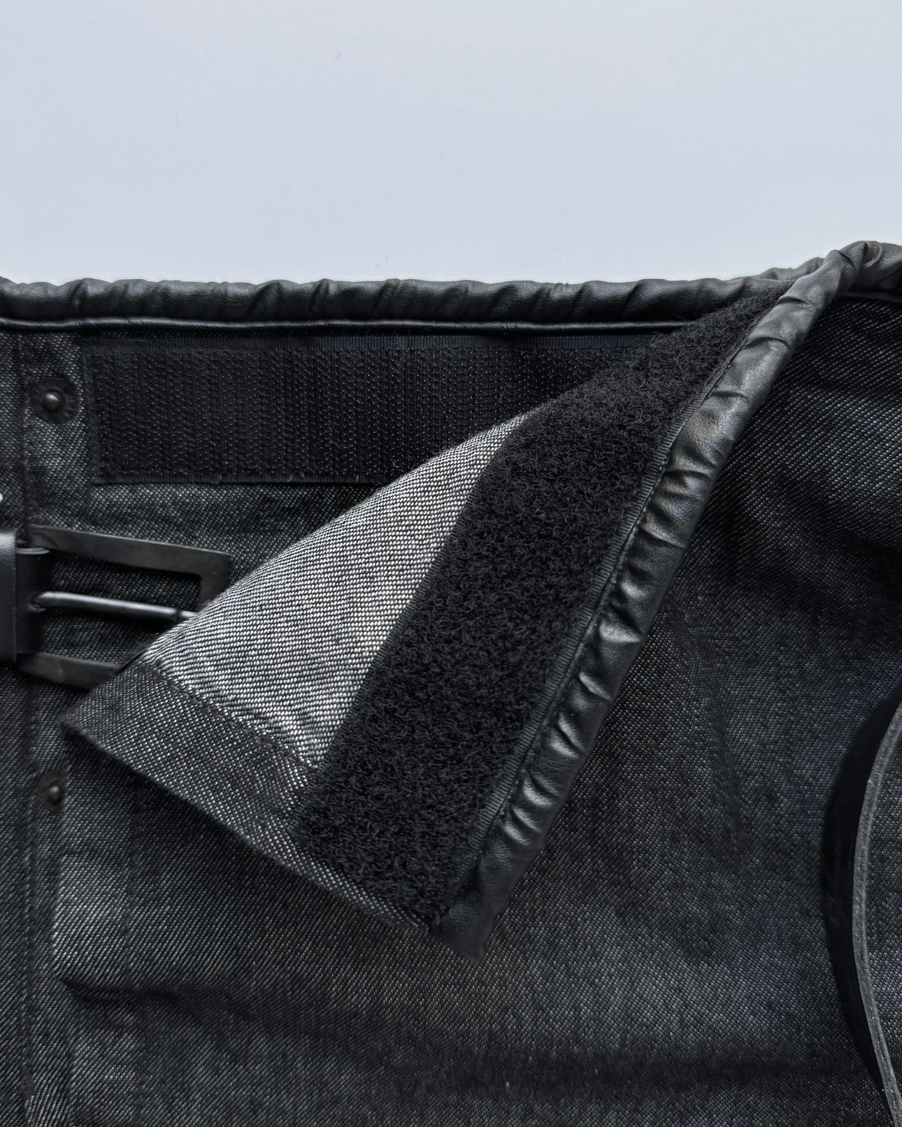 Belted Anthracite Skirt