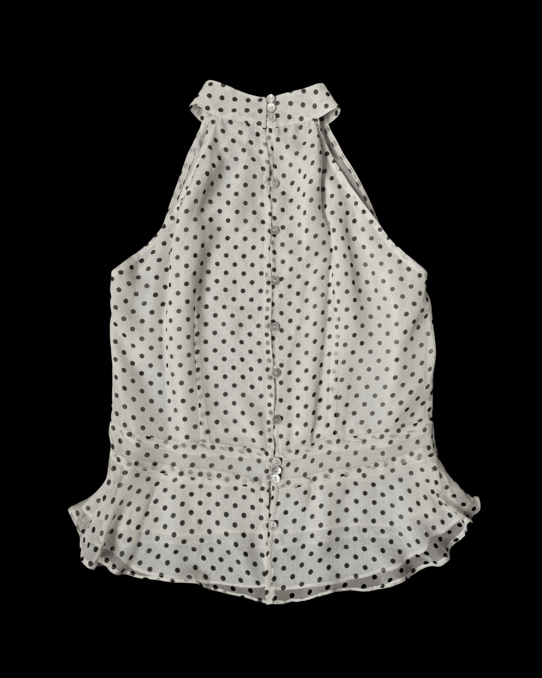 Polka Dot Silk Blouse