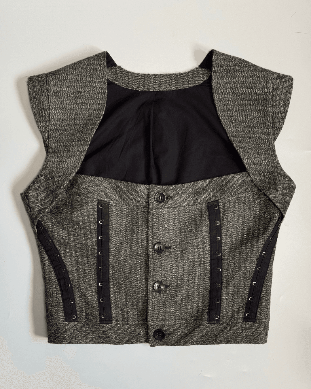 Gray Bustier