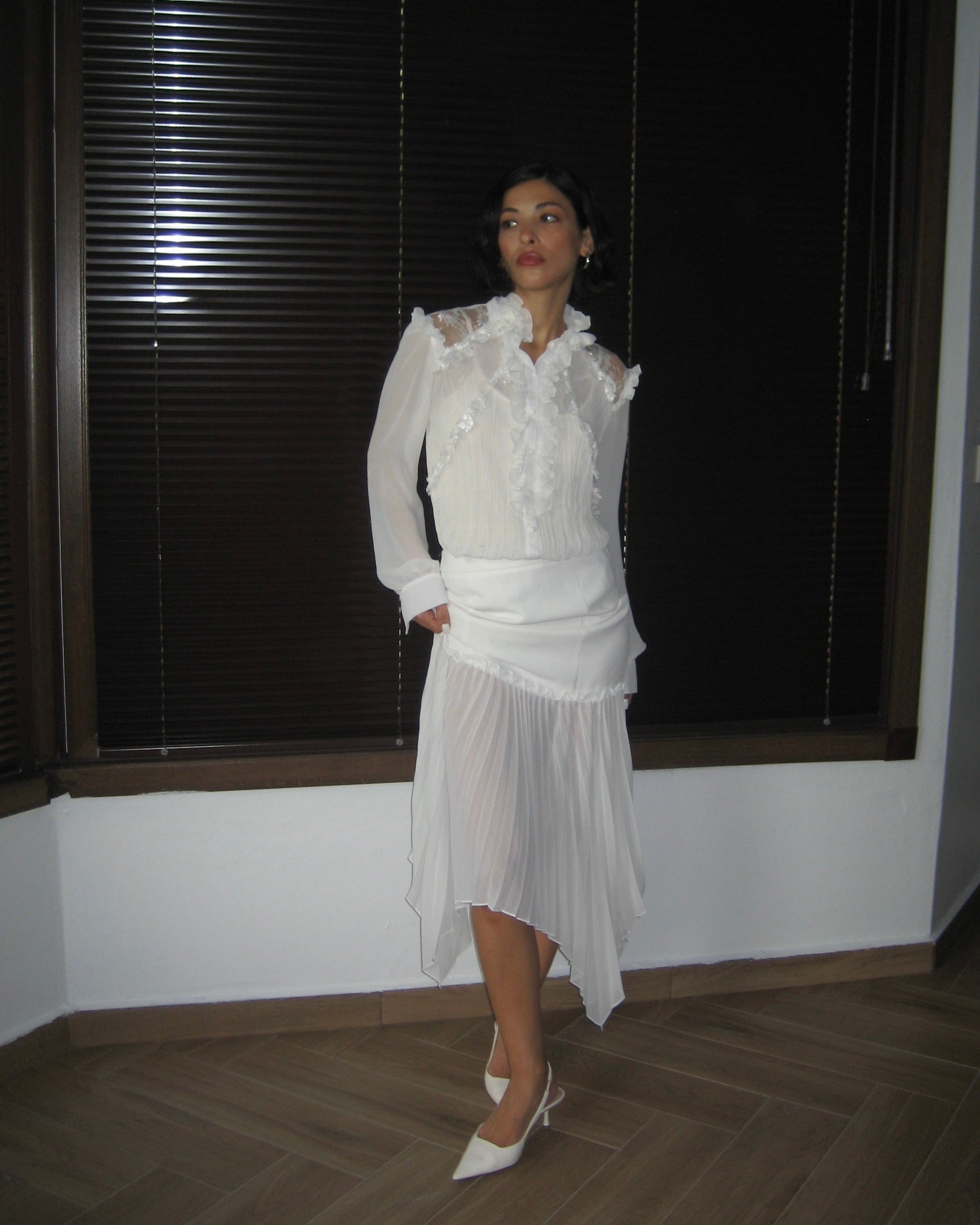 Roman Asymmetrical Skirt