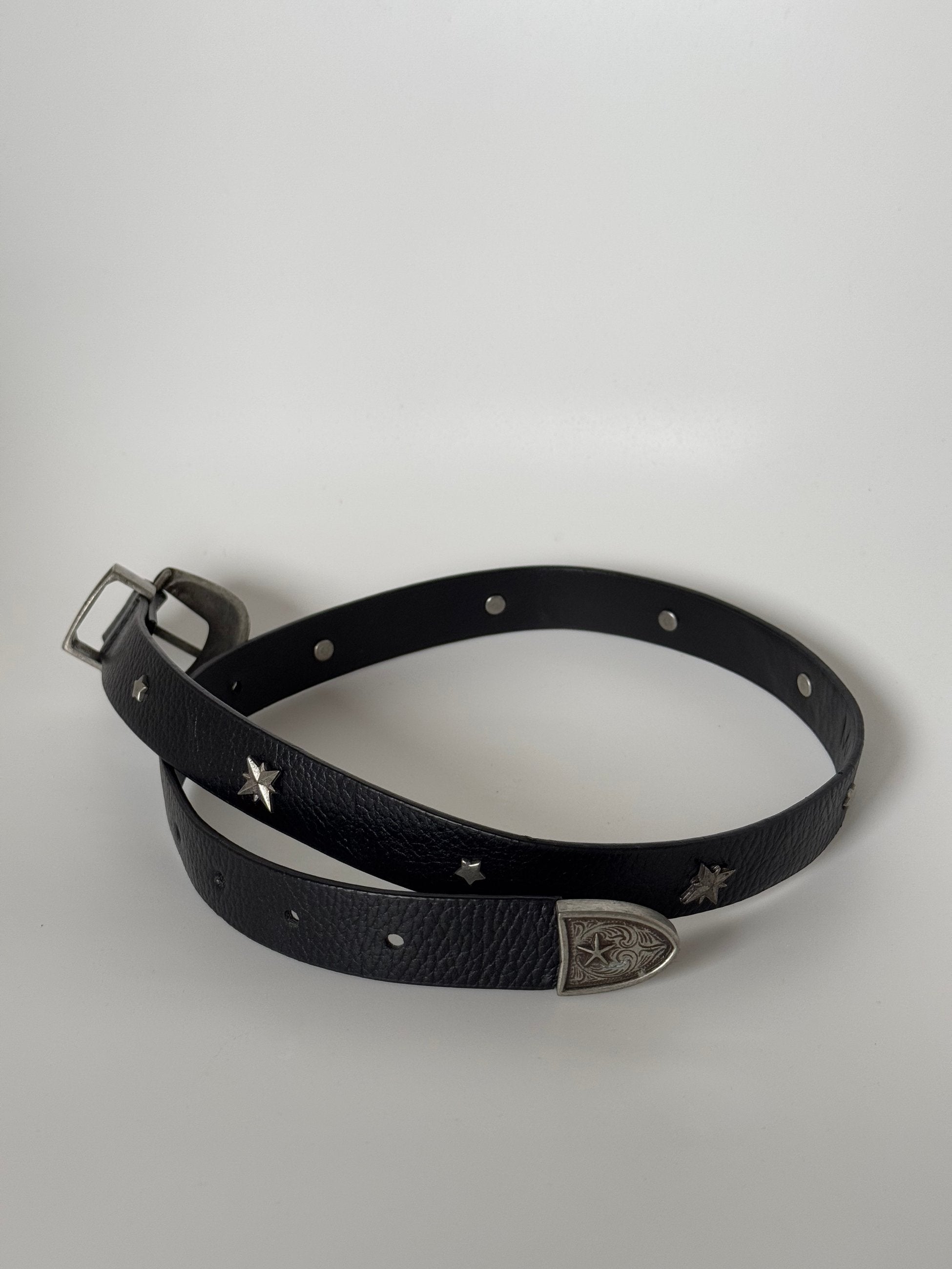 Star Leather Belt